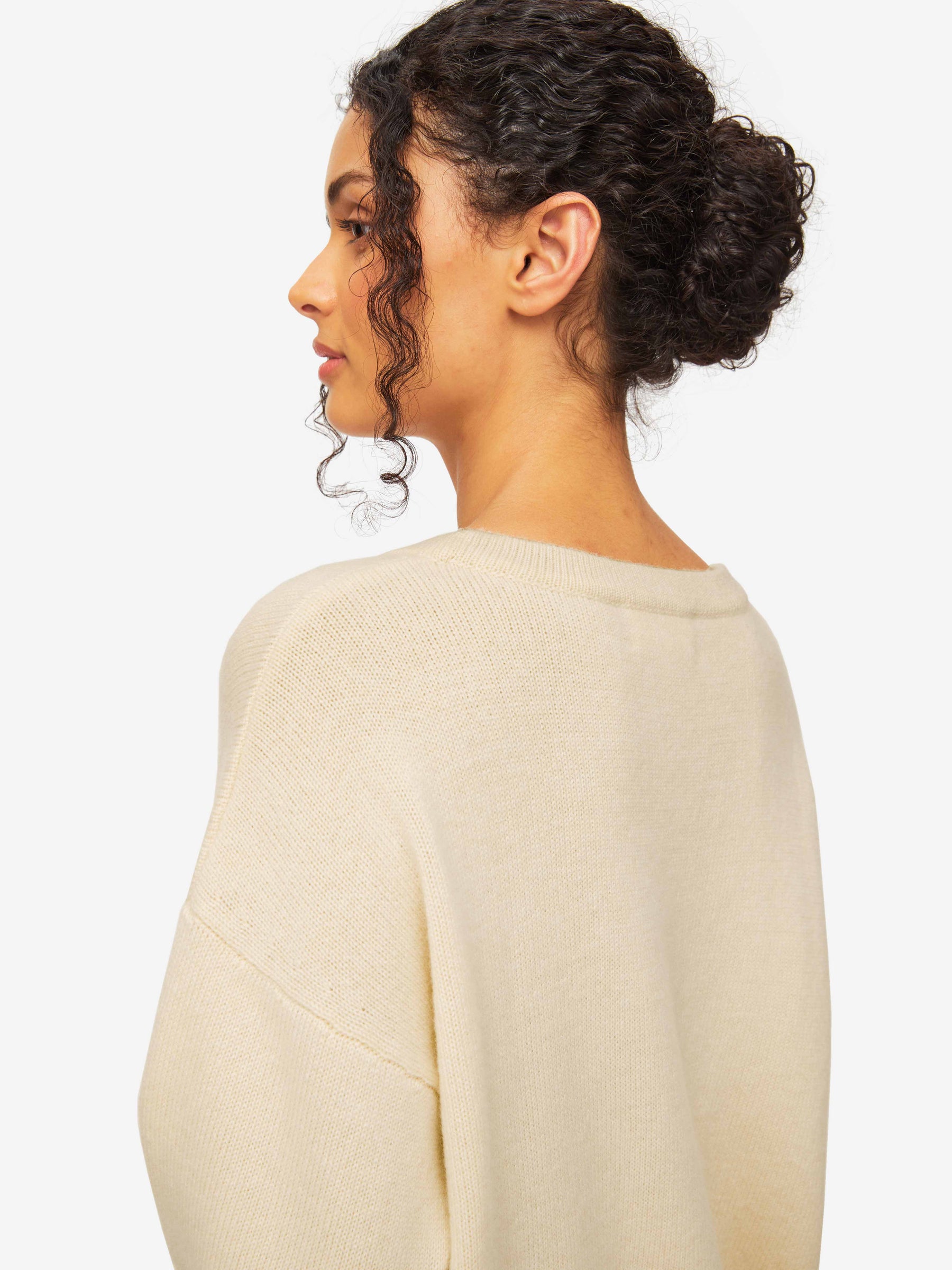 Women's Relaxed Sweater Daphne Cashmere Beige