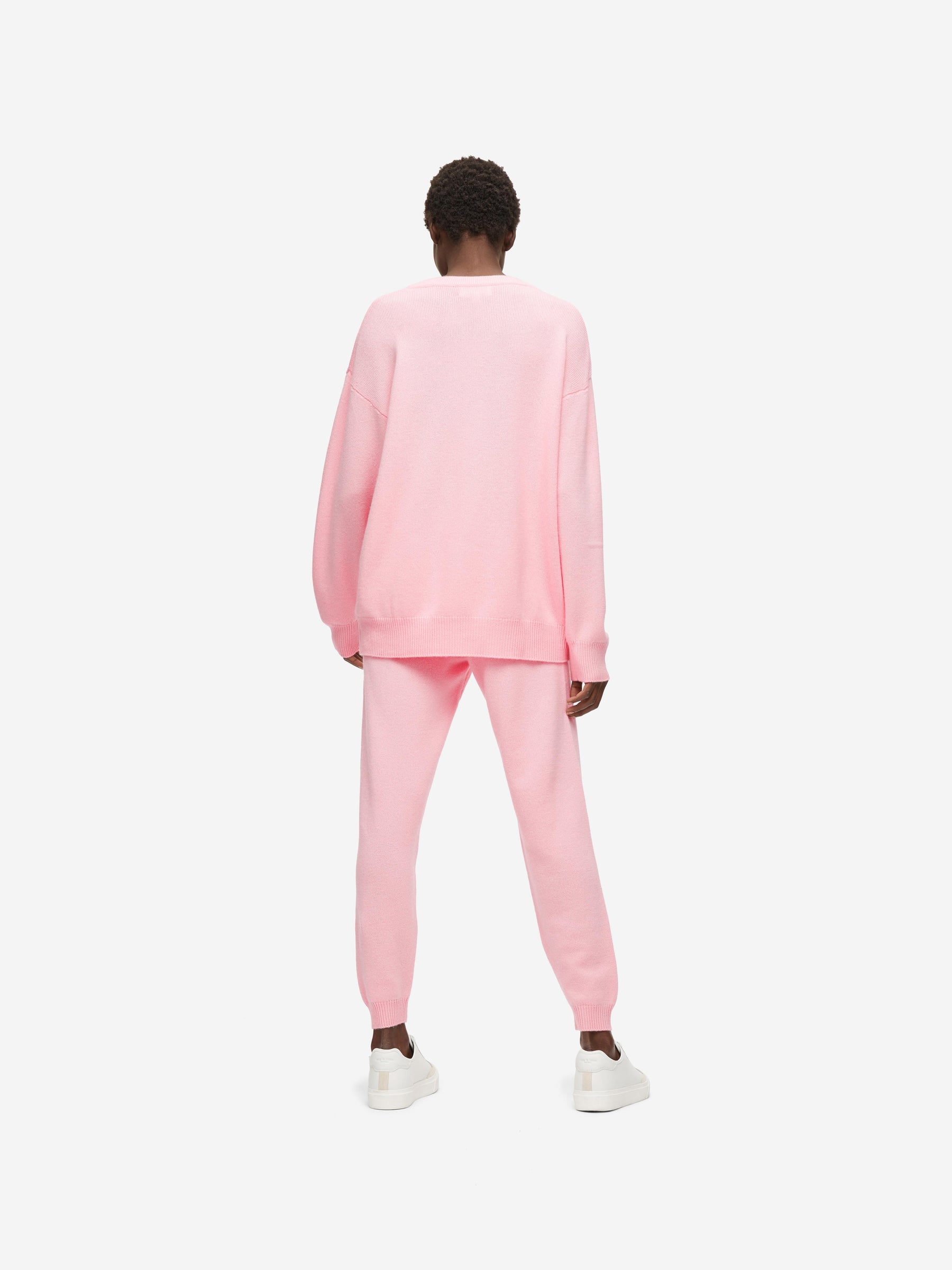 Women's Relaxed Sweater Daphne Cashmere Pink