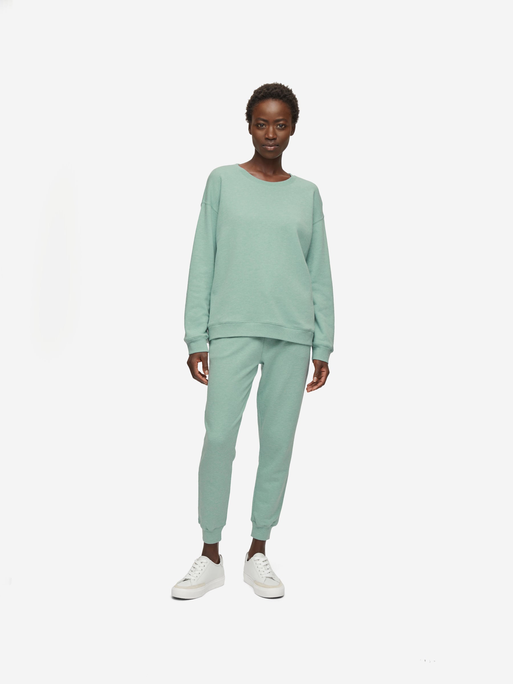 Women's Sweatpants Quinn Cotton Modal Soft Green Heather