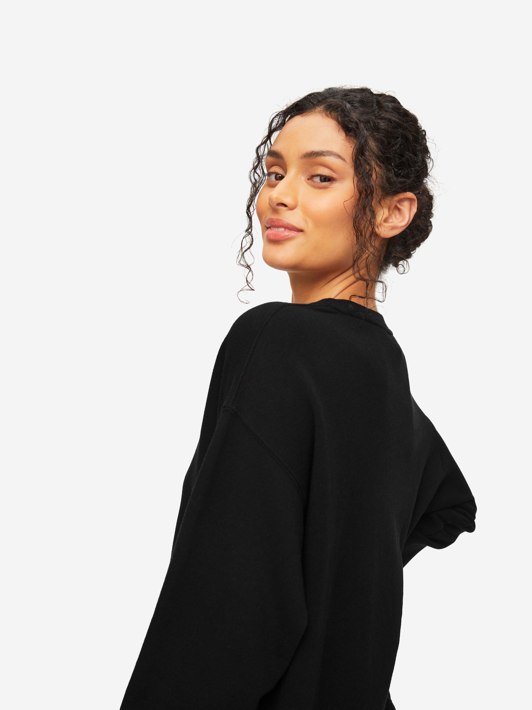 Women's Sweatshirt Quinn Cotton Modal Black