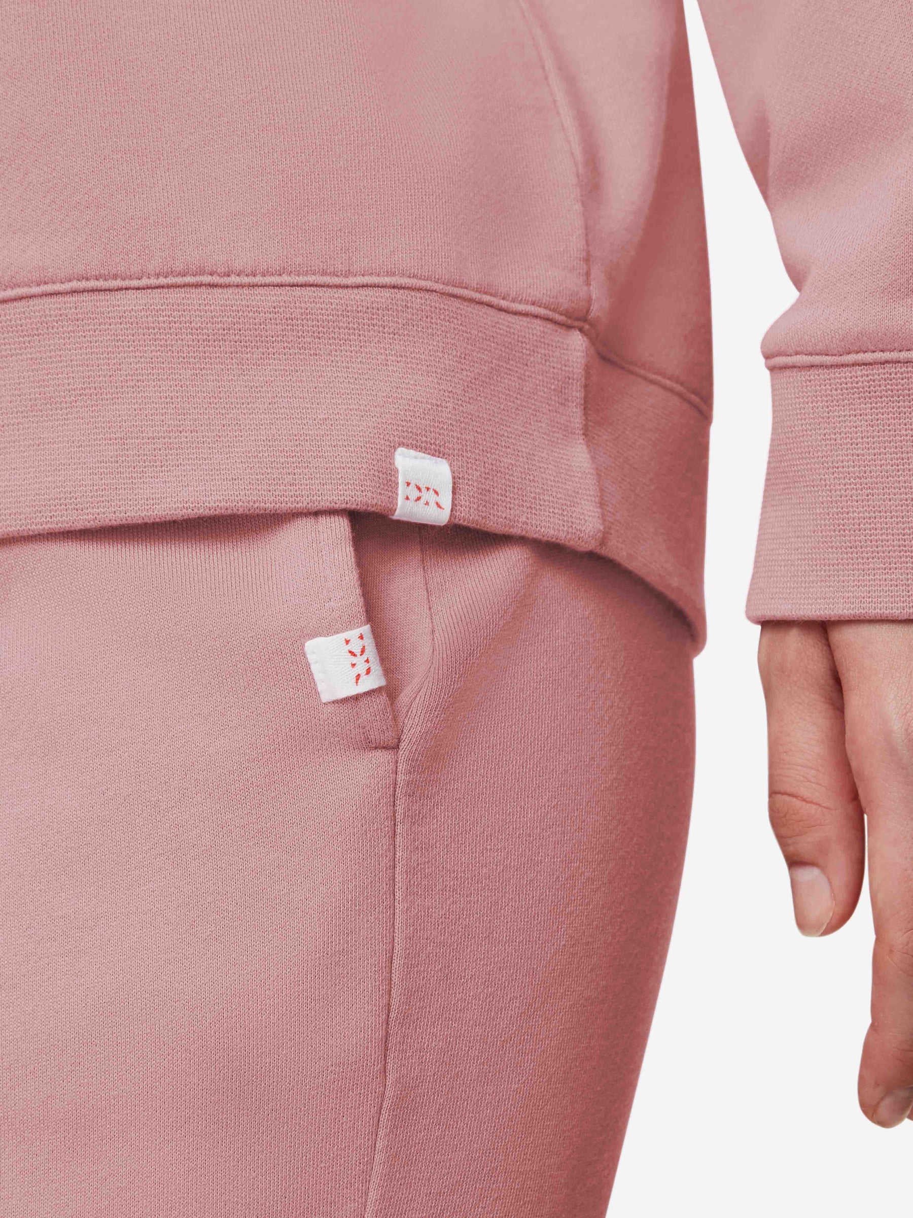Women's Sweatshirt Quinn Cotton Modal Rose Pink