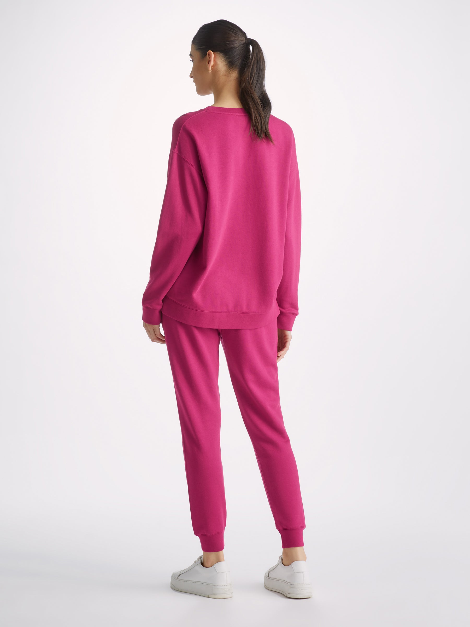 Women's Sweatshirt Quinn Cotton Modal Stretch Berry