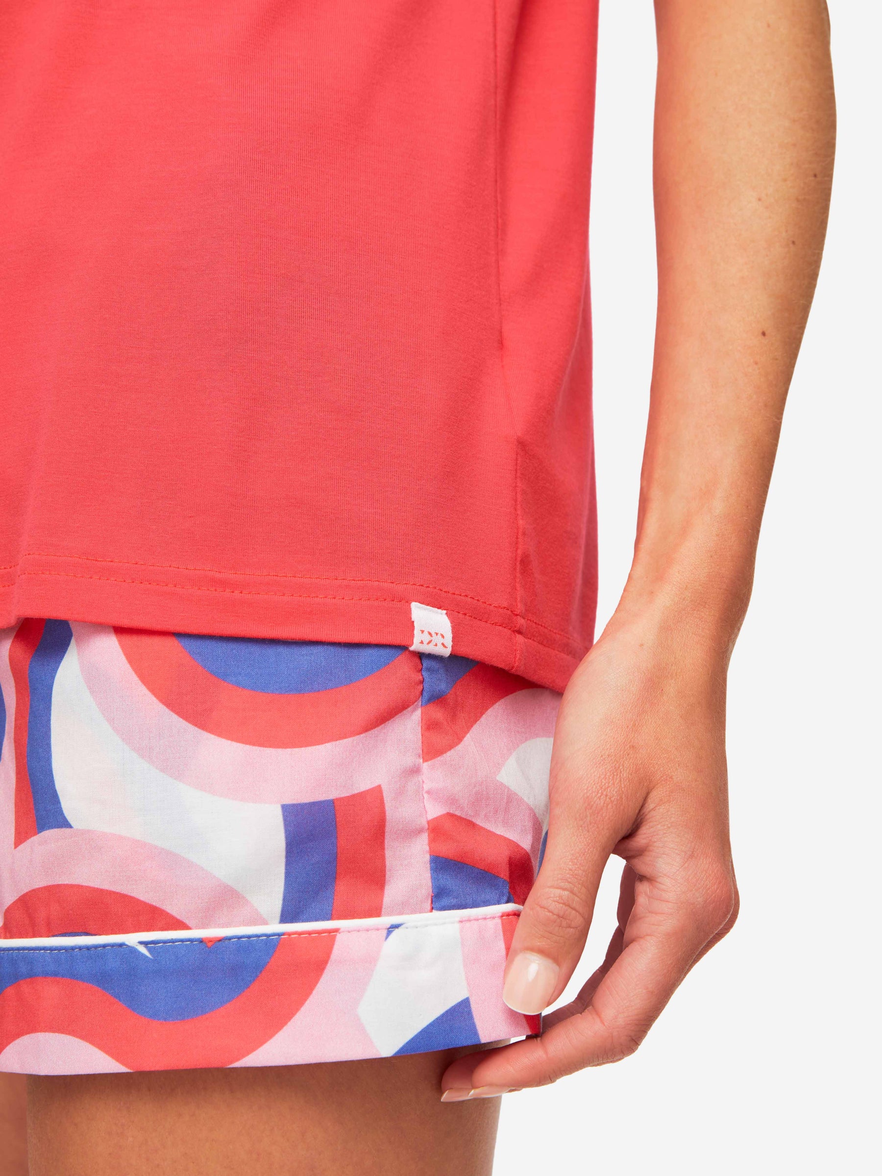 Women's T-Shirt Lara Micro Modal Stretch Watermelon Pink