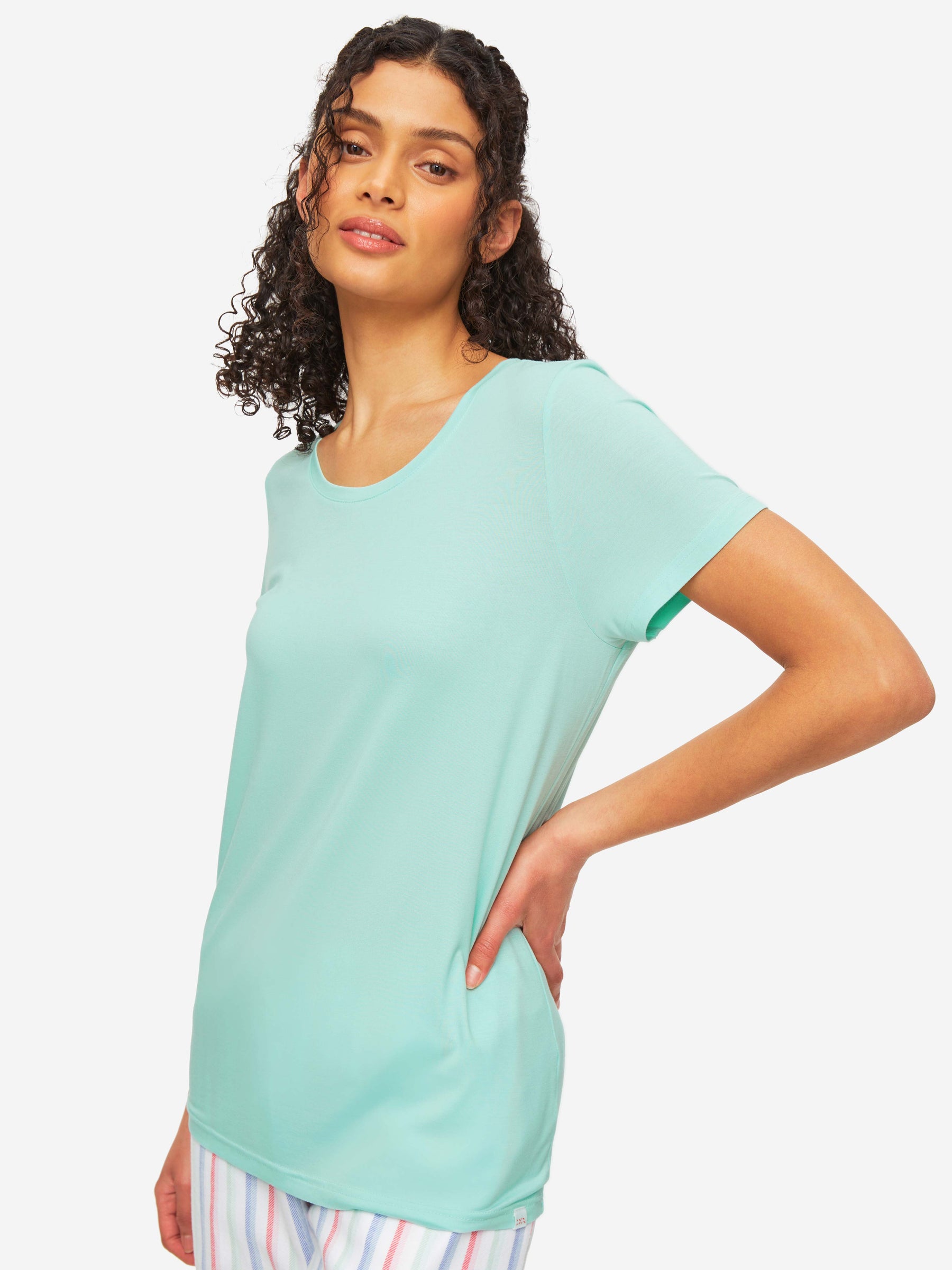 Women's T-Shirt Lara Micro Modal Stretch Mint