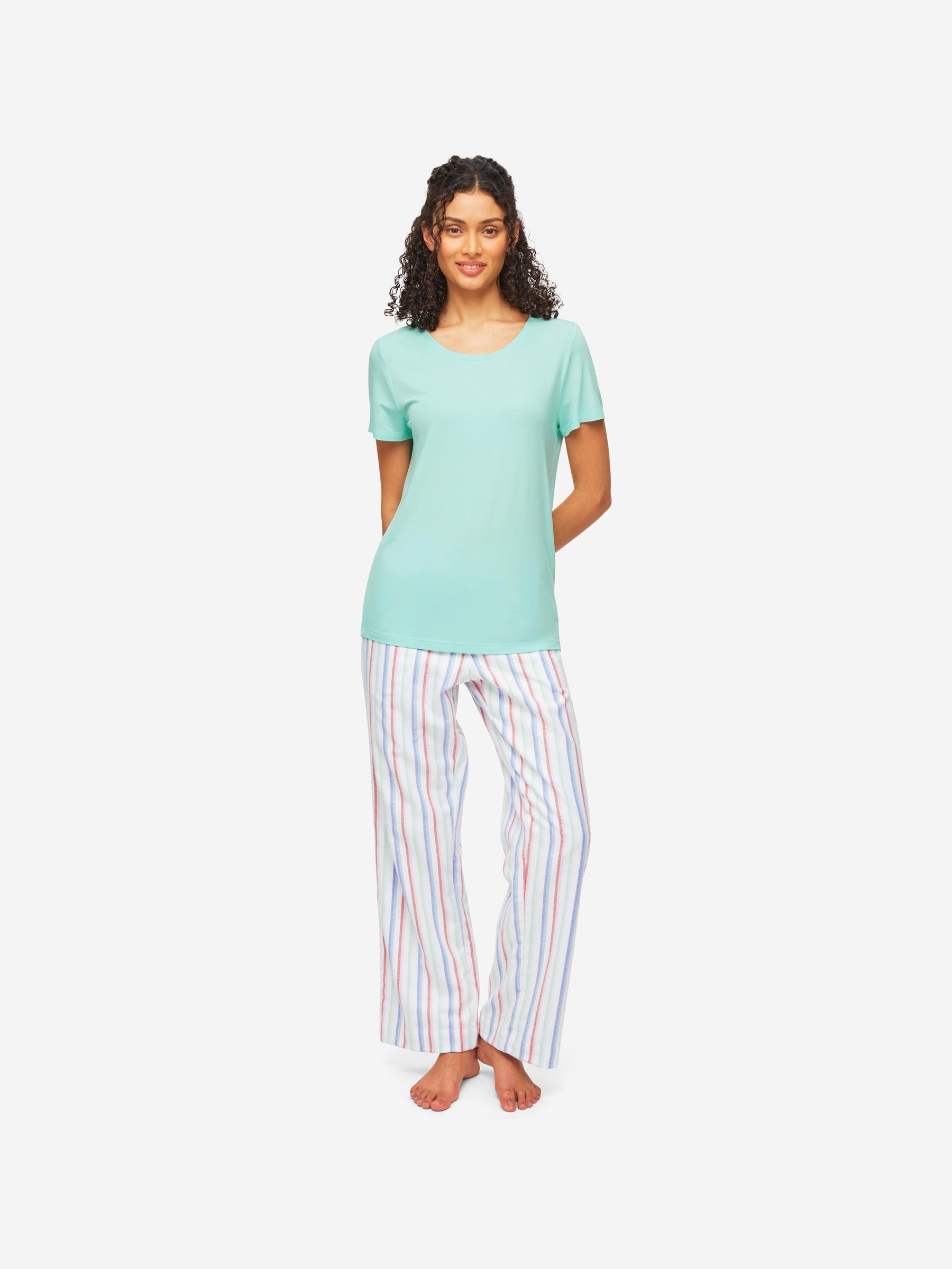 Women's T-Shirt Lara Micro Modal Stretch Mint