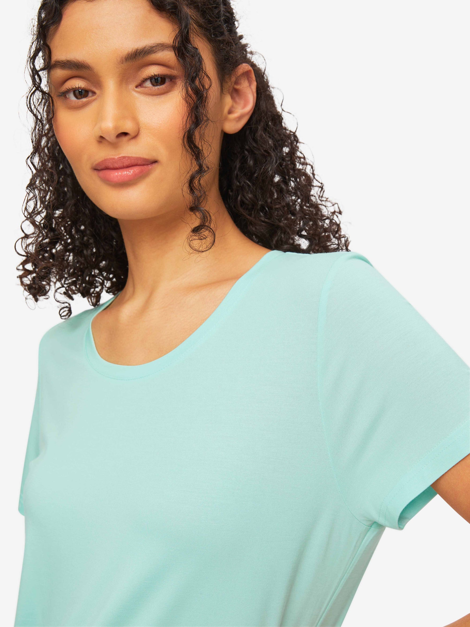 Women's T-Shirt Lara Micro Modal Stretch Mint