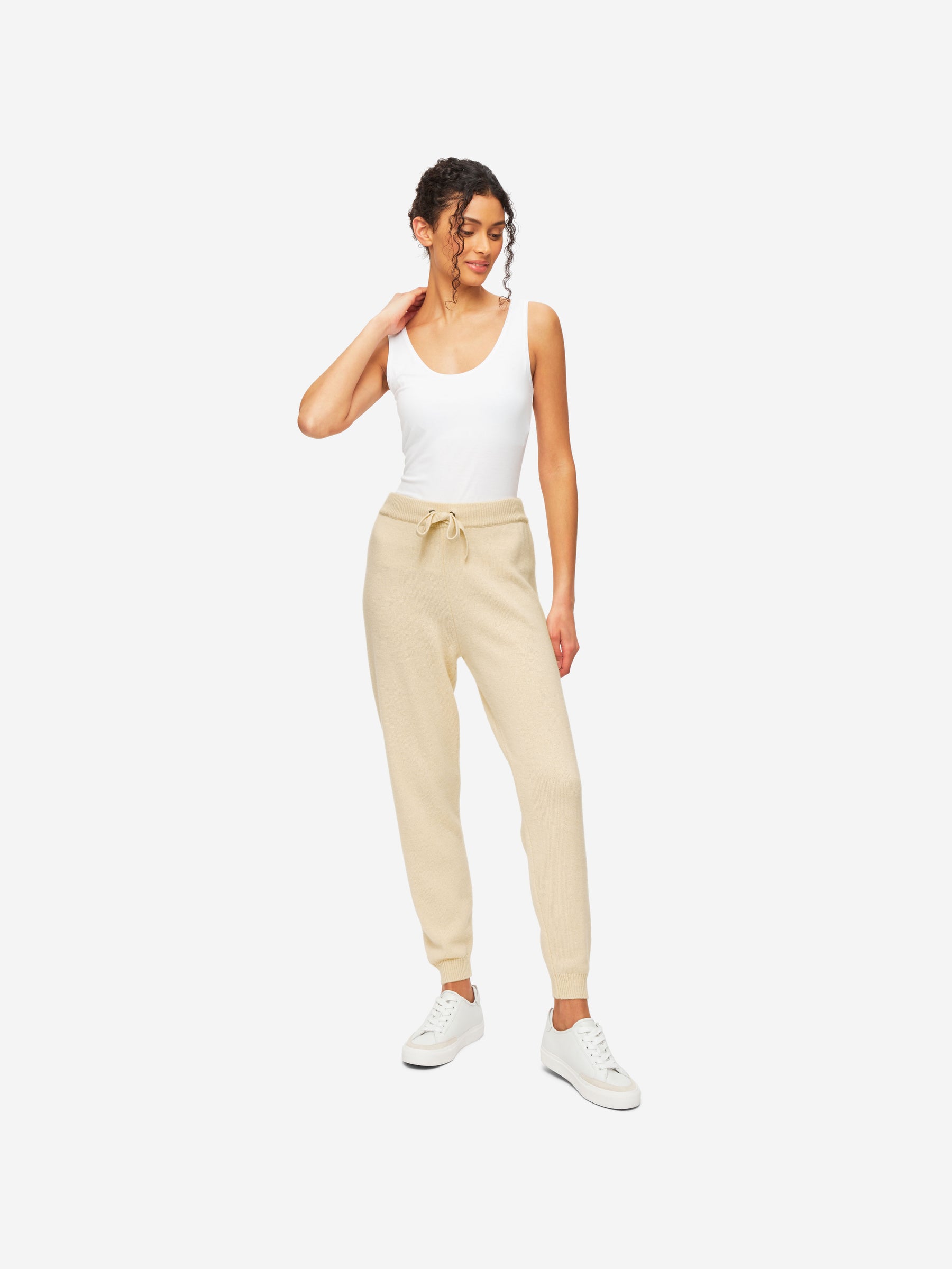 Women's Track Pants Daphne Cashmere Beige
