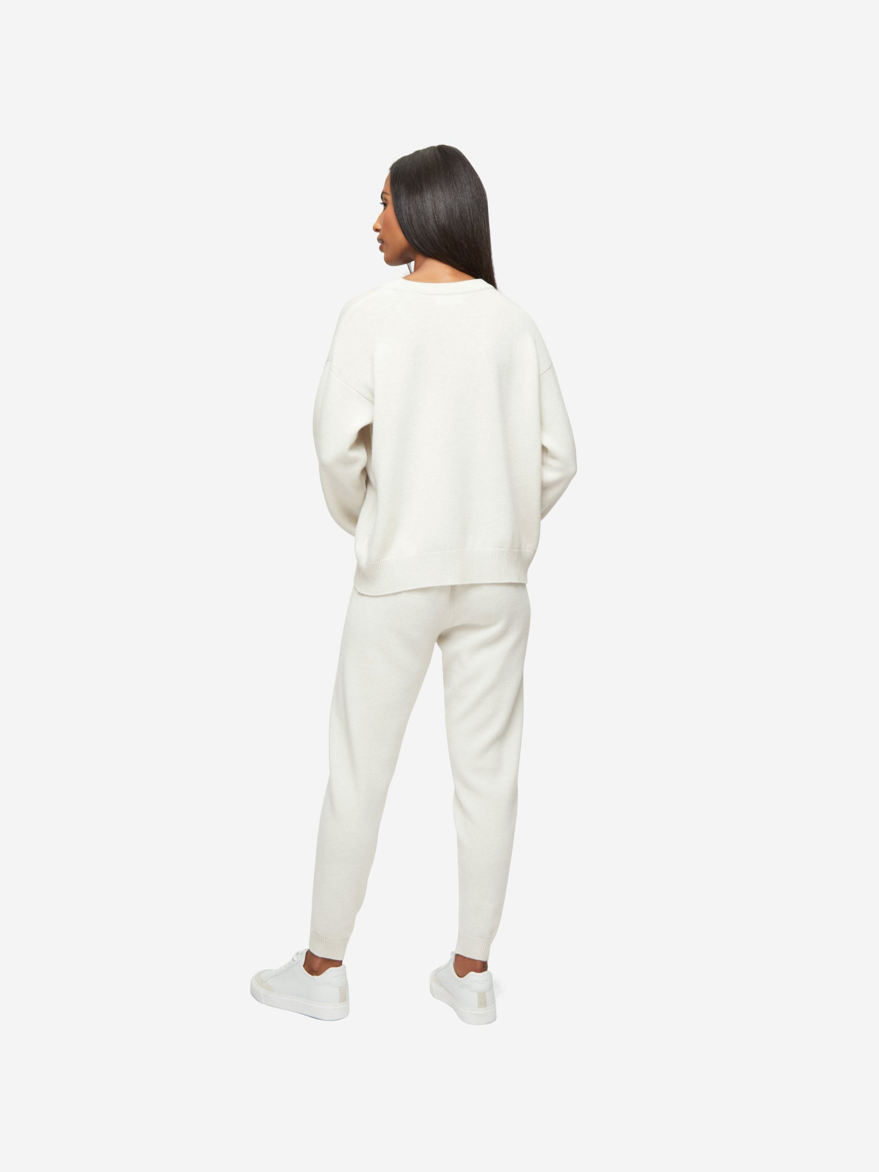 Women's Track Pants Daphne Cashmere Winter White