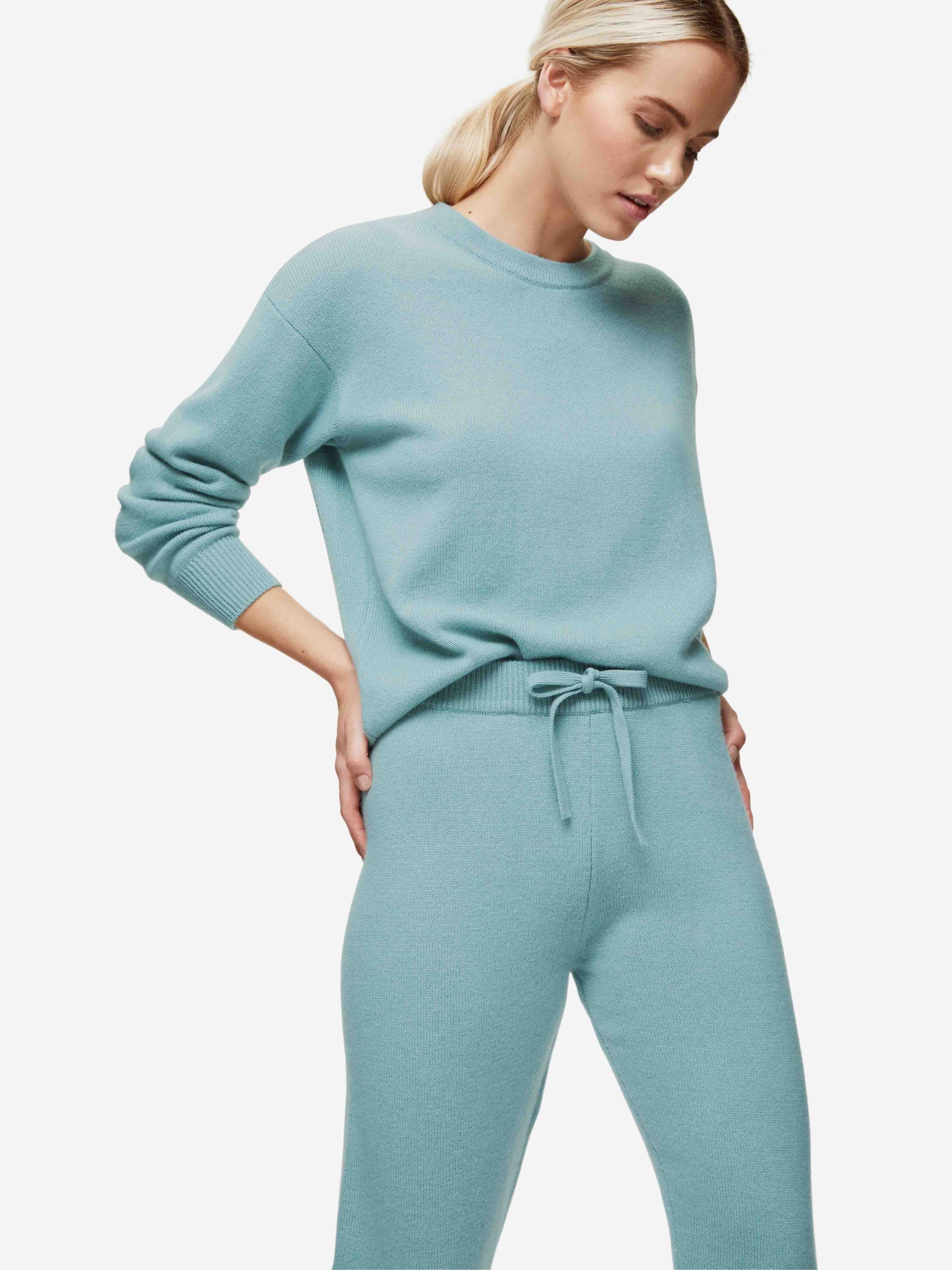 Women's Track Pants Daphne Cashmere Sea Foam Green