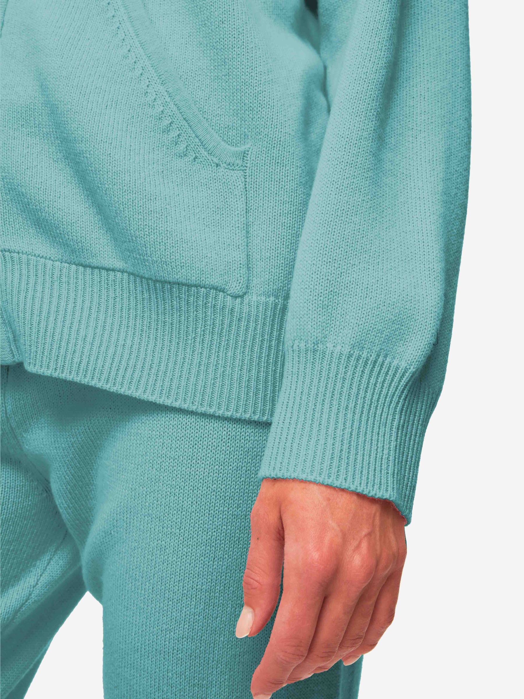 Women's Hoodie Daphne Cashmere Sea Foam Green