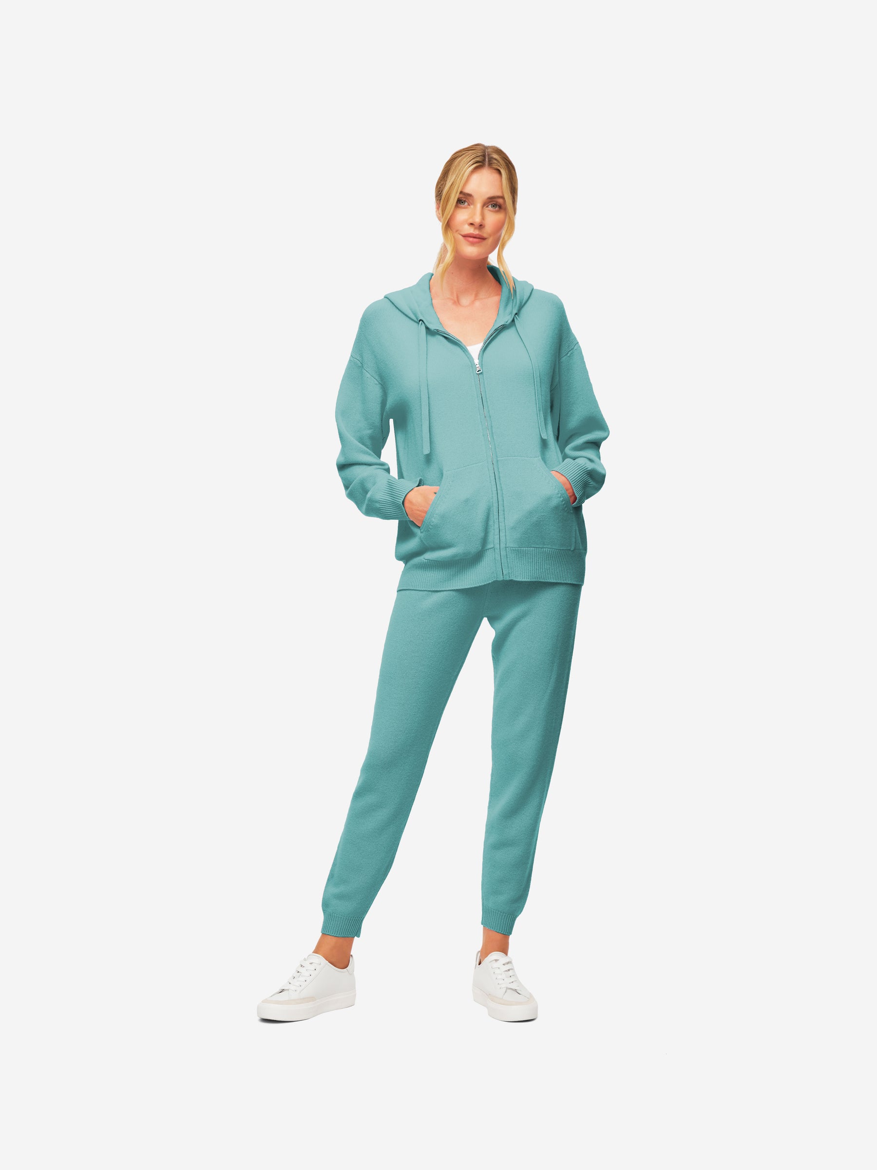 Women's Hoodie Daphne Cashmere Sea Foam Green