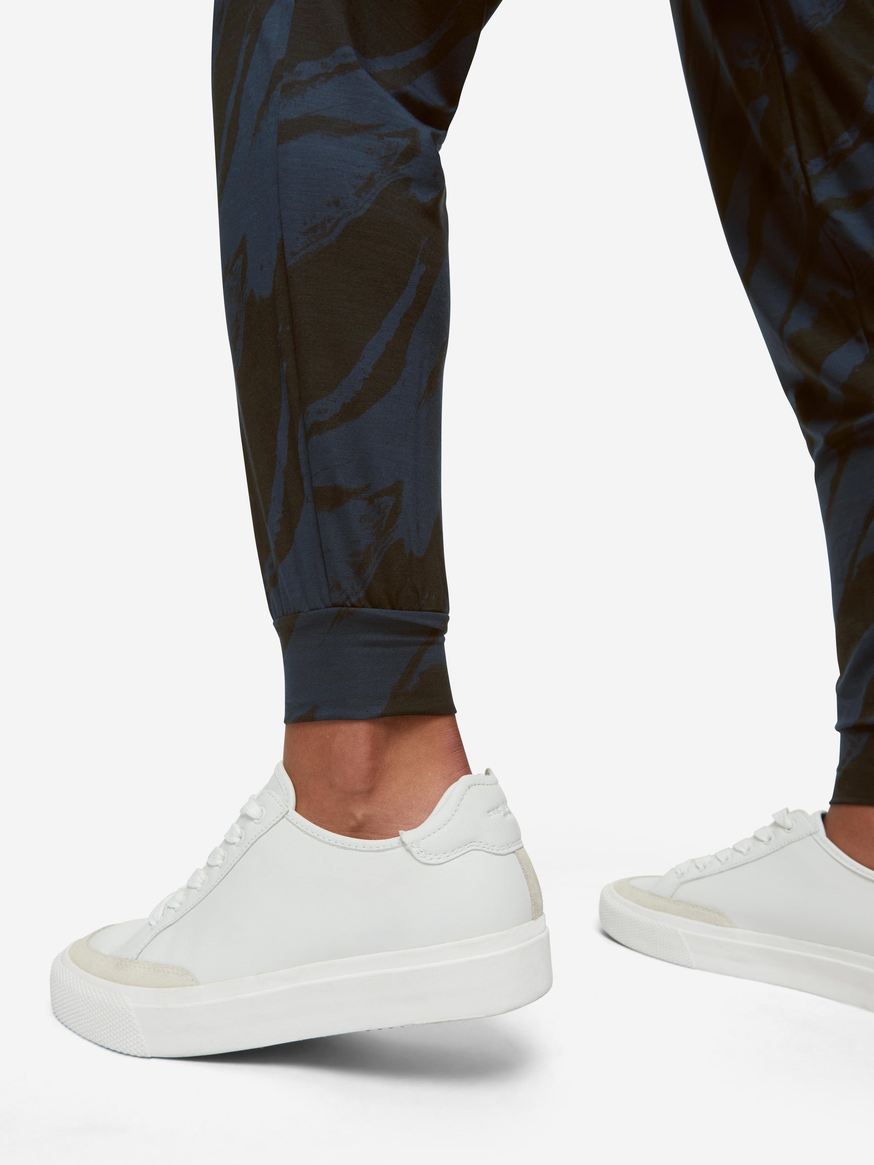 Women's Track Pants London 8 Micro Modal Stretch Navy