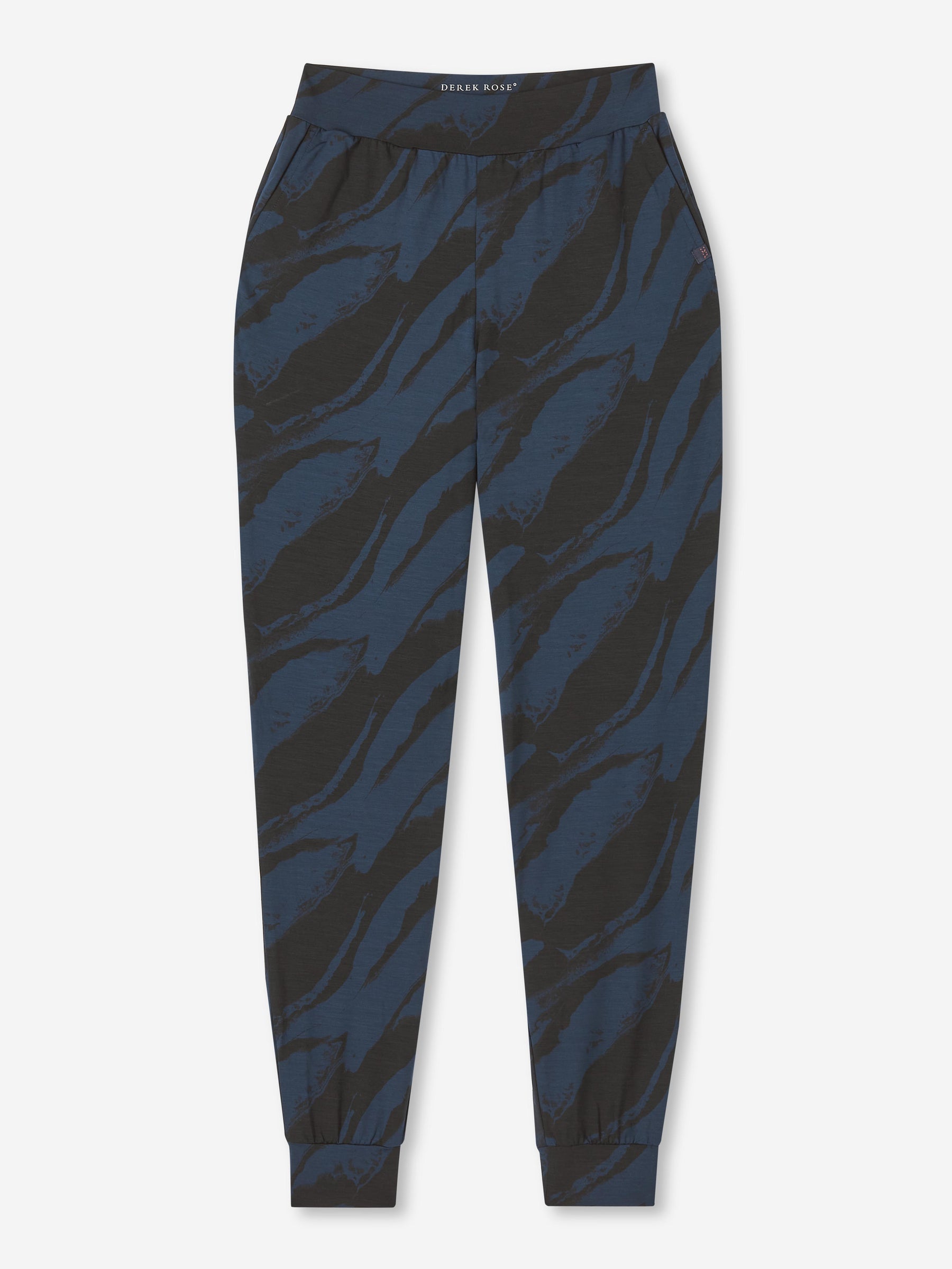 Women's Track Pants London 8 Micro Modal Stretch Navy