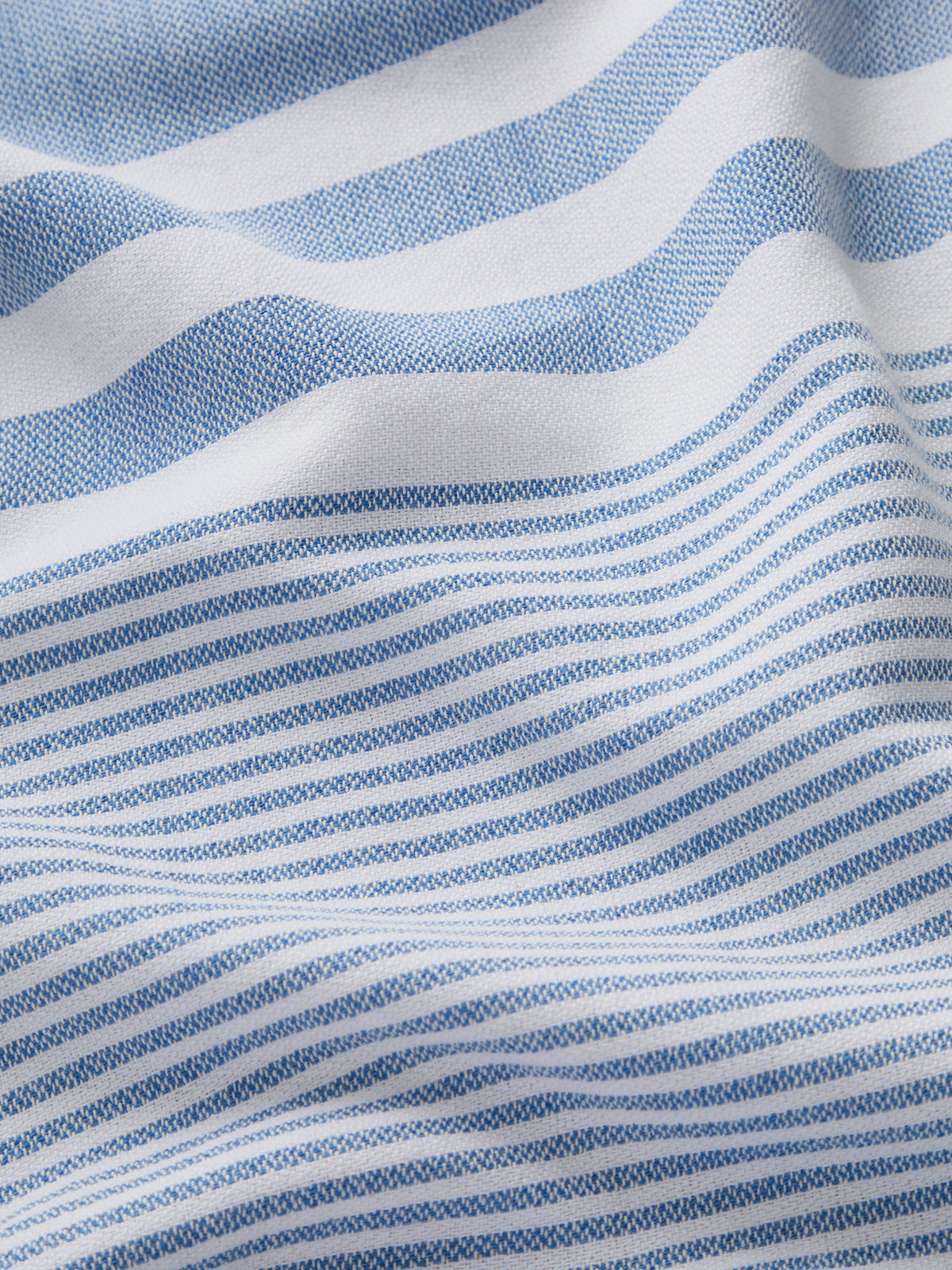 Karinna Cotton Hammam Towel Mid Blue Stripe