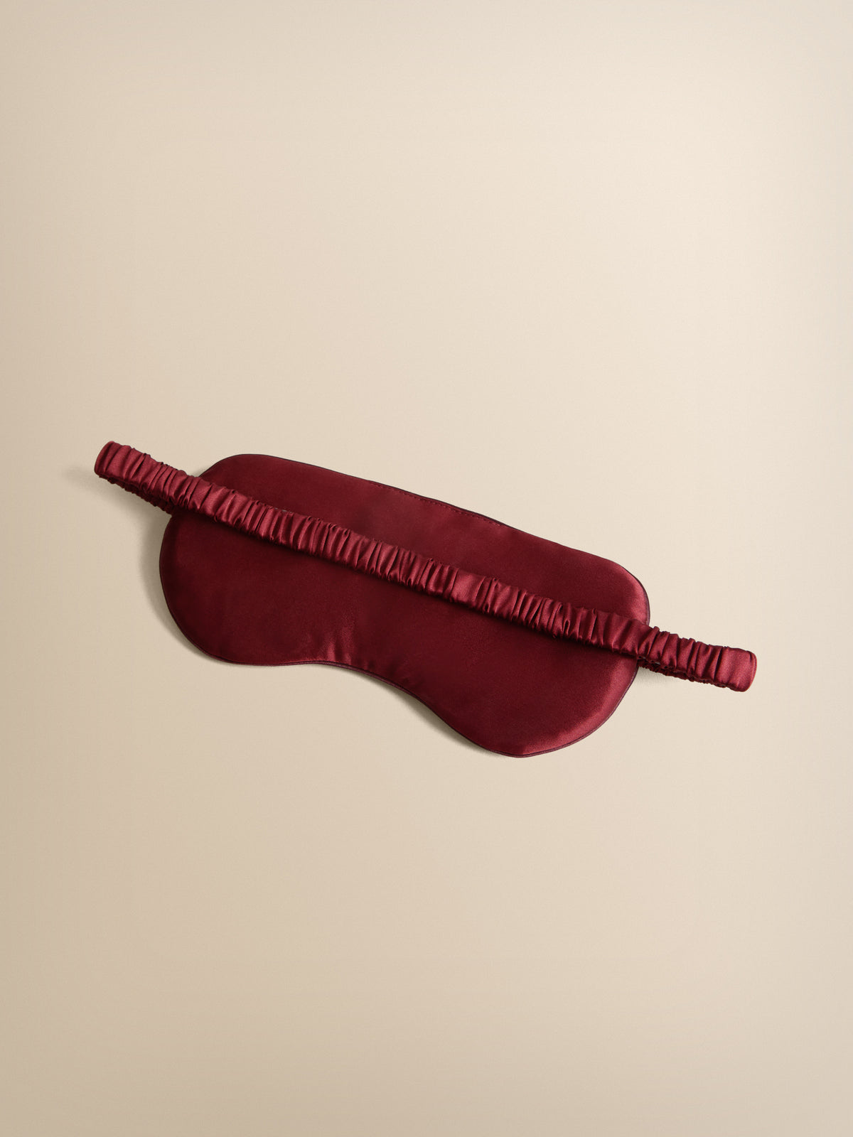 Verona Silk Jacquard Eye Mask Red Rose