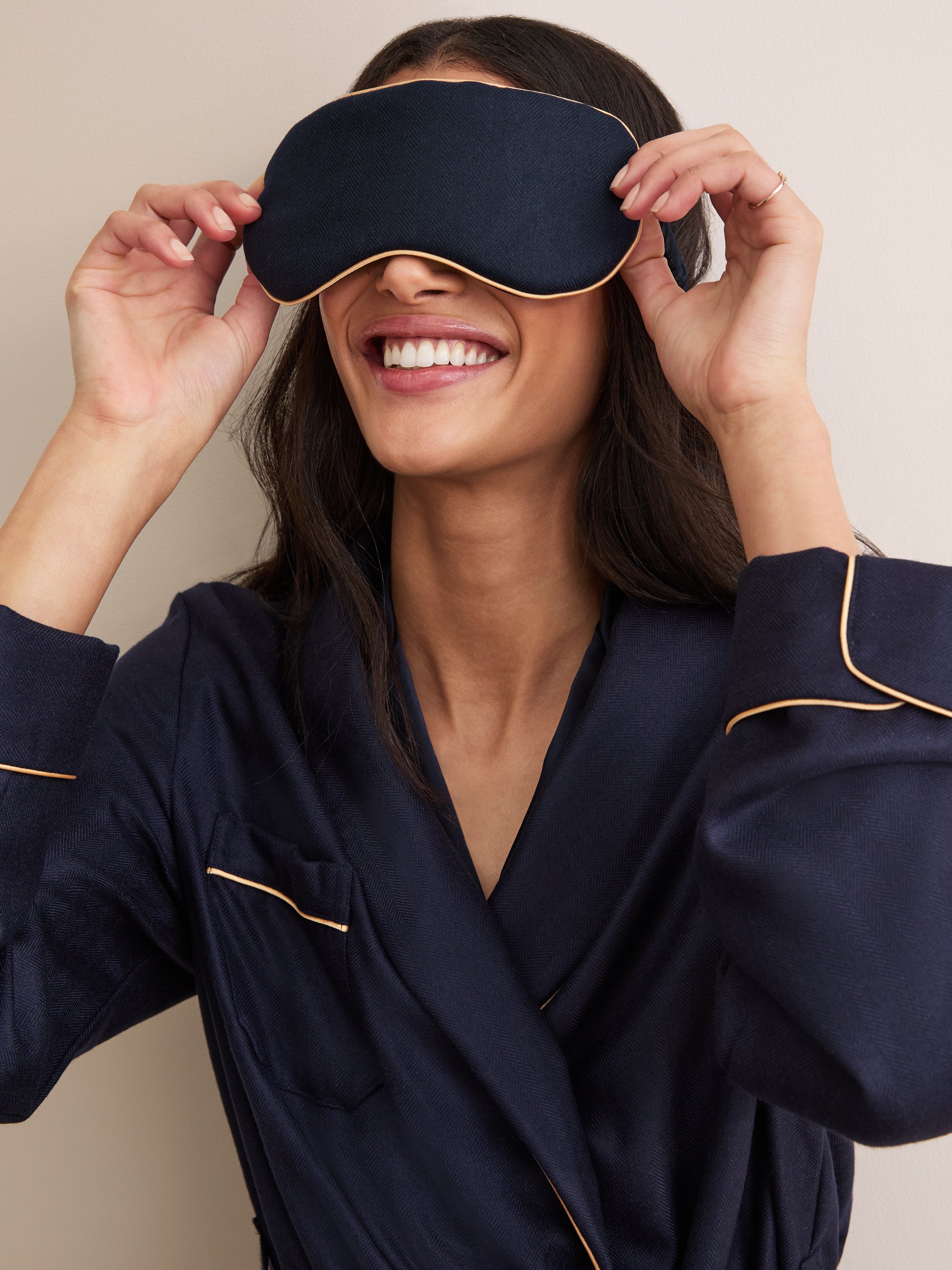 Eye Mask Duke Cashmere Navy