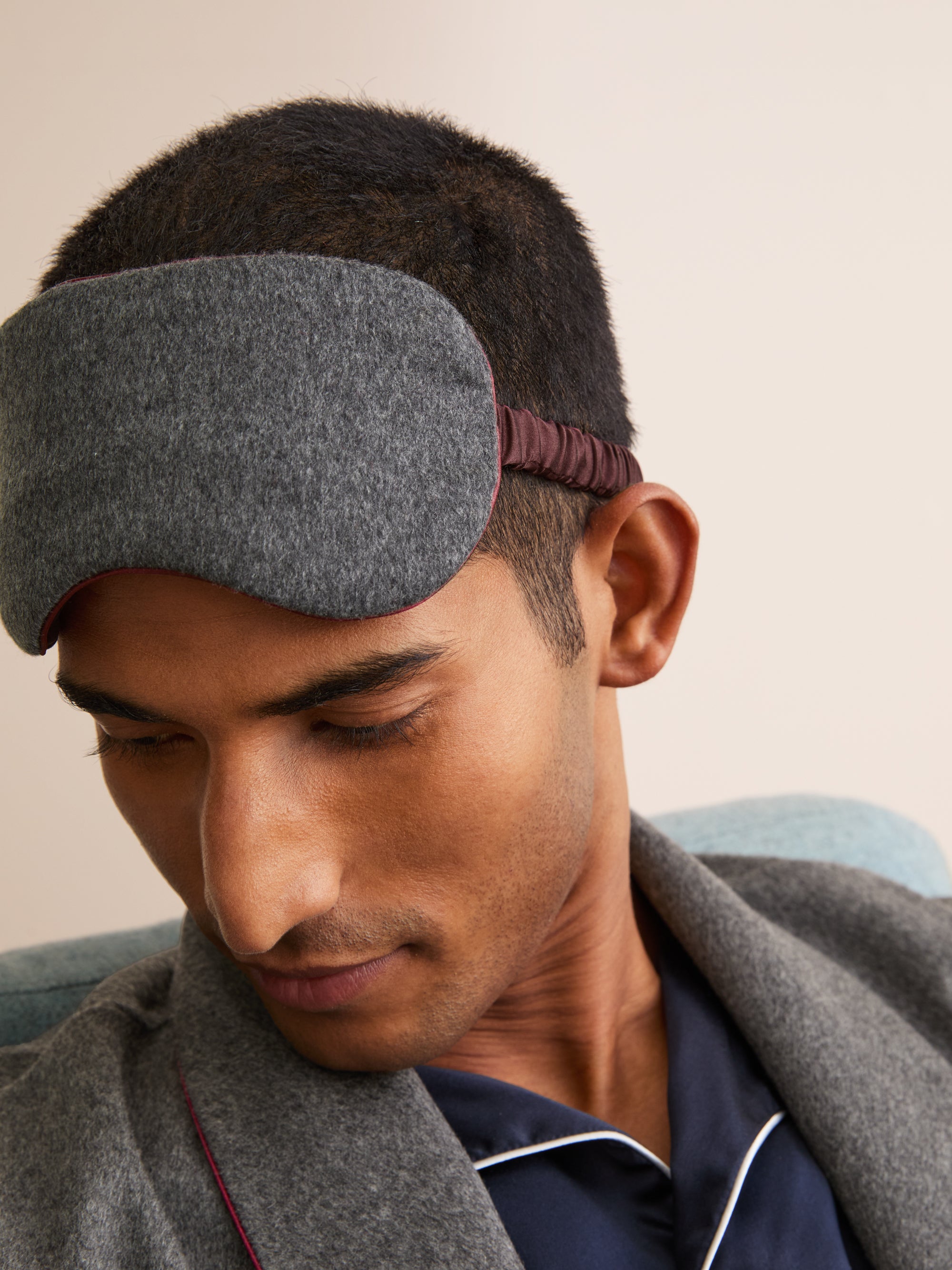 Eye Mask Duke Cashmere Charcoal
