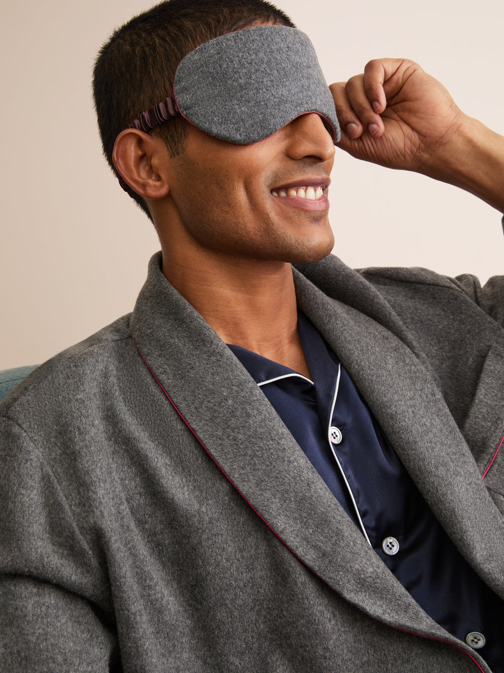 Eye Mask Duke Cashmere Charcoal
