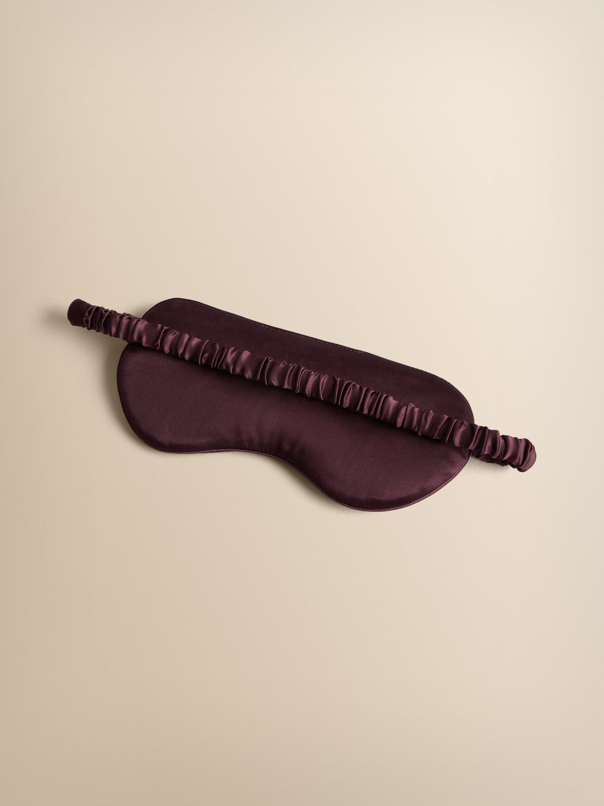 Duke Cashmere Eye Mask Burgundy Check