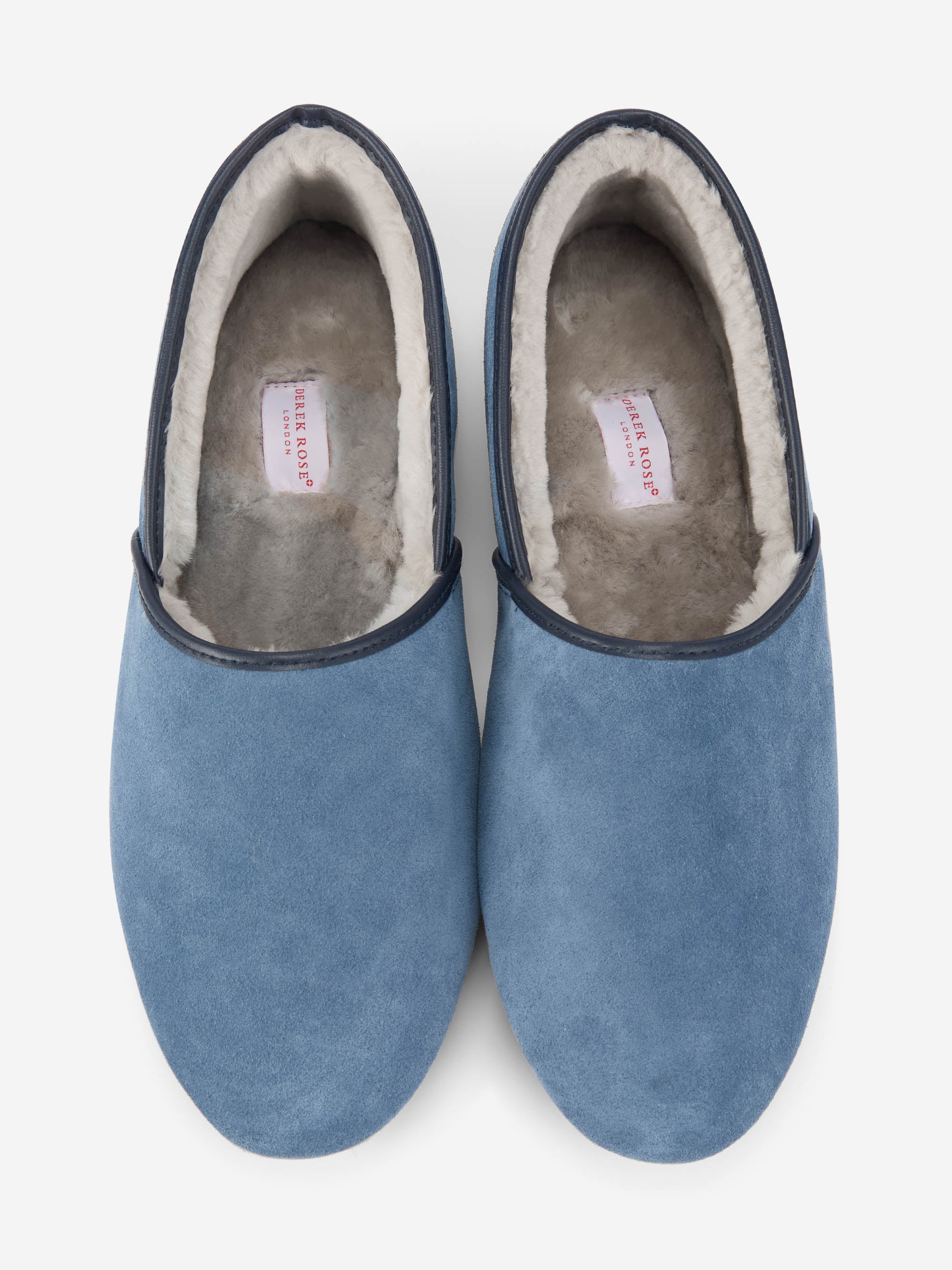 Men's Slippers Crawford Suede Sheepskin Blue