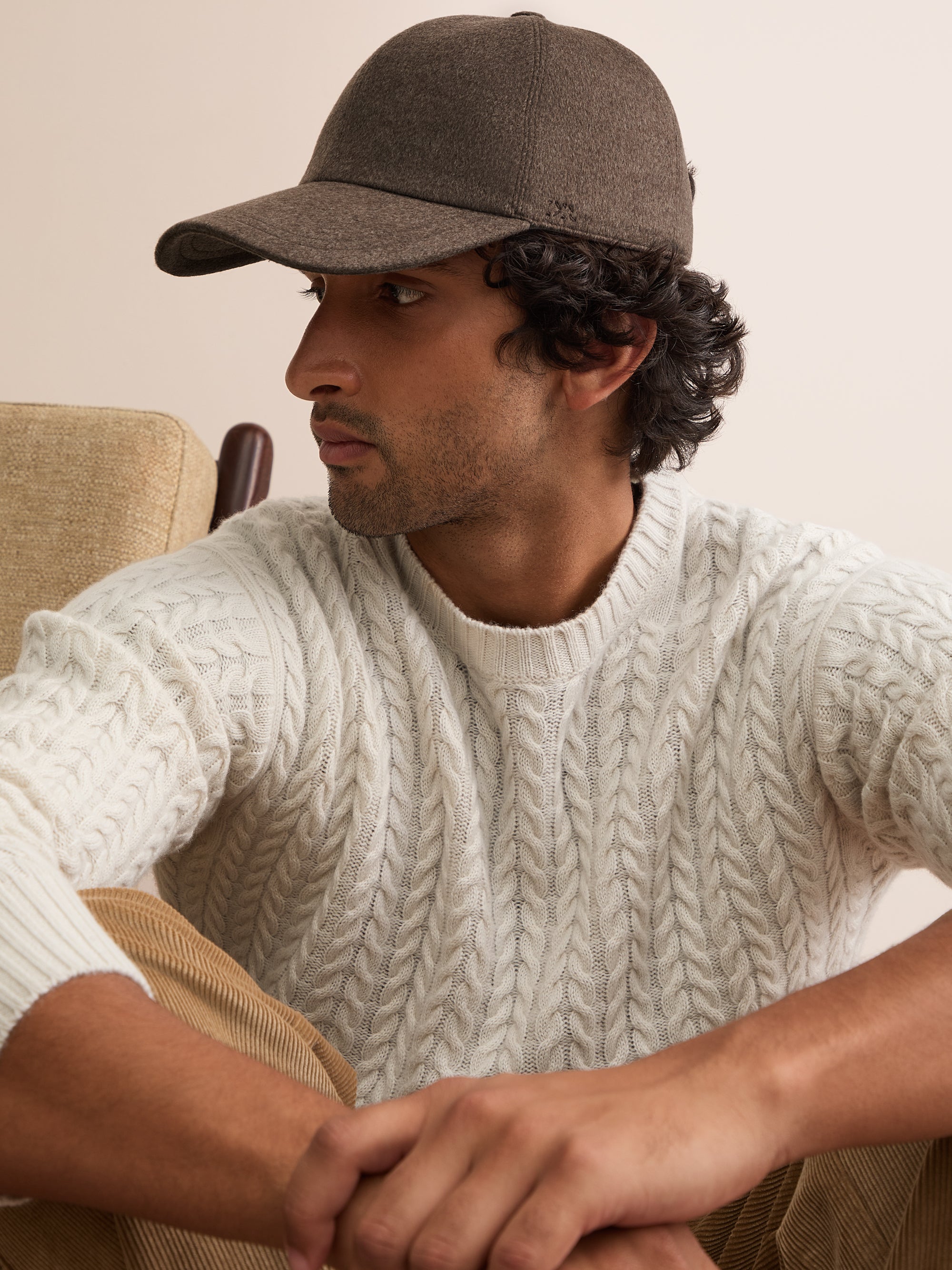 Duke Cashmere Cap Brown