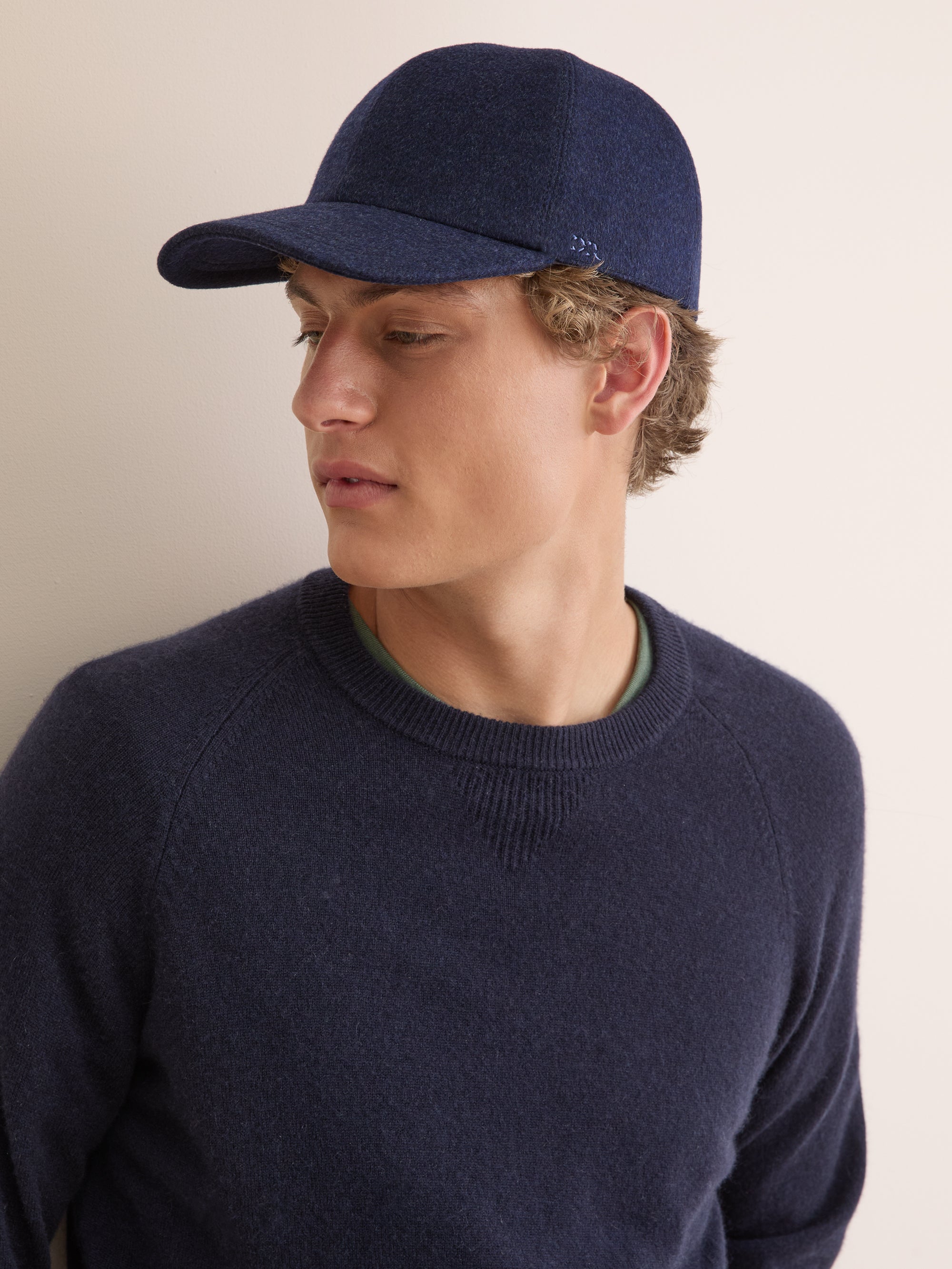Cashmere Cap Duke Navy Blue