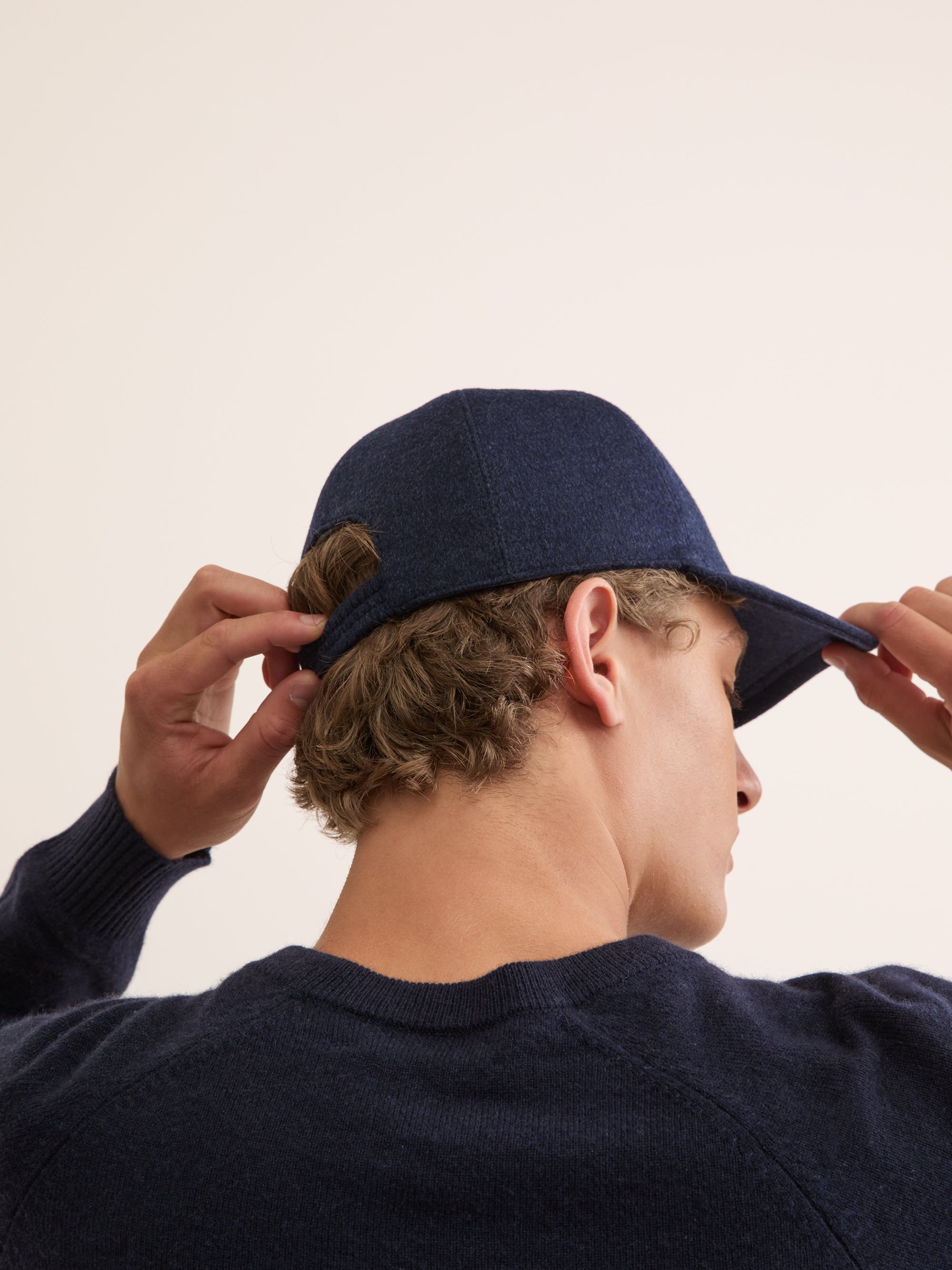 Cashmere Cap Duke Navy Blue