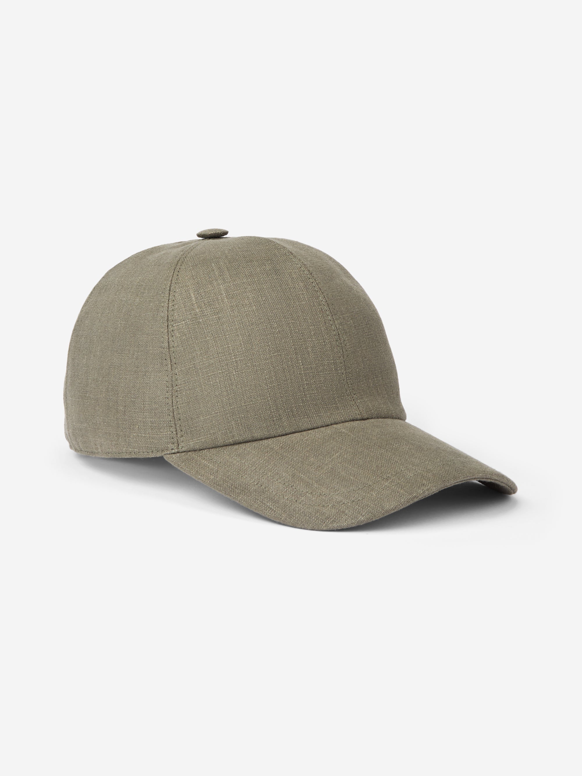 Linen Cap Vienna Khaki