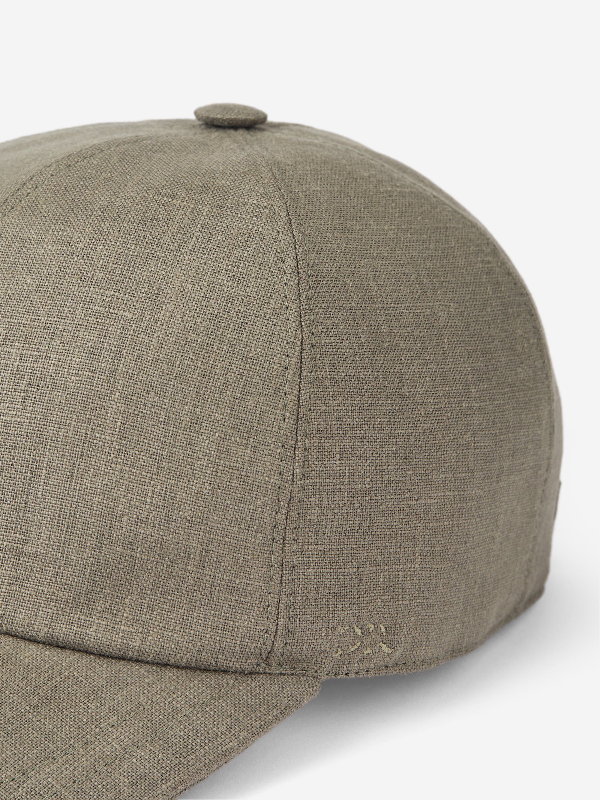 Linen Cap Vienna Khaki