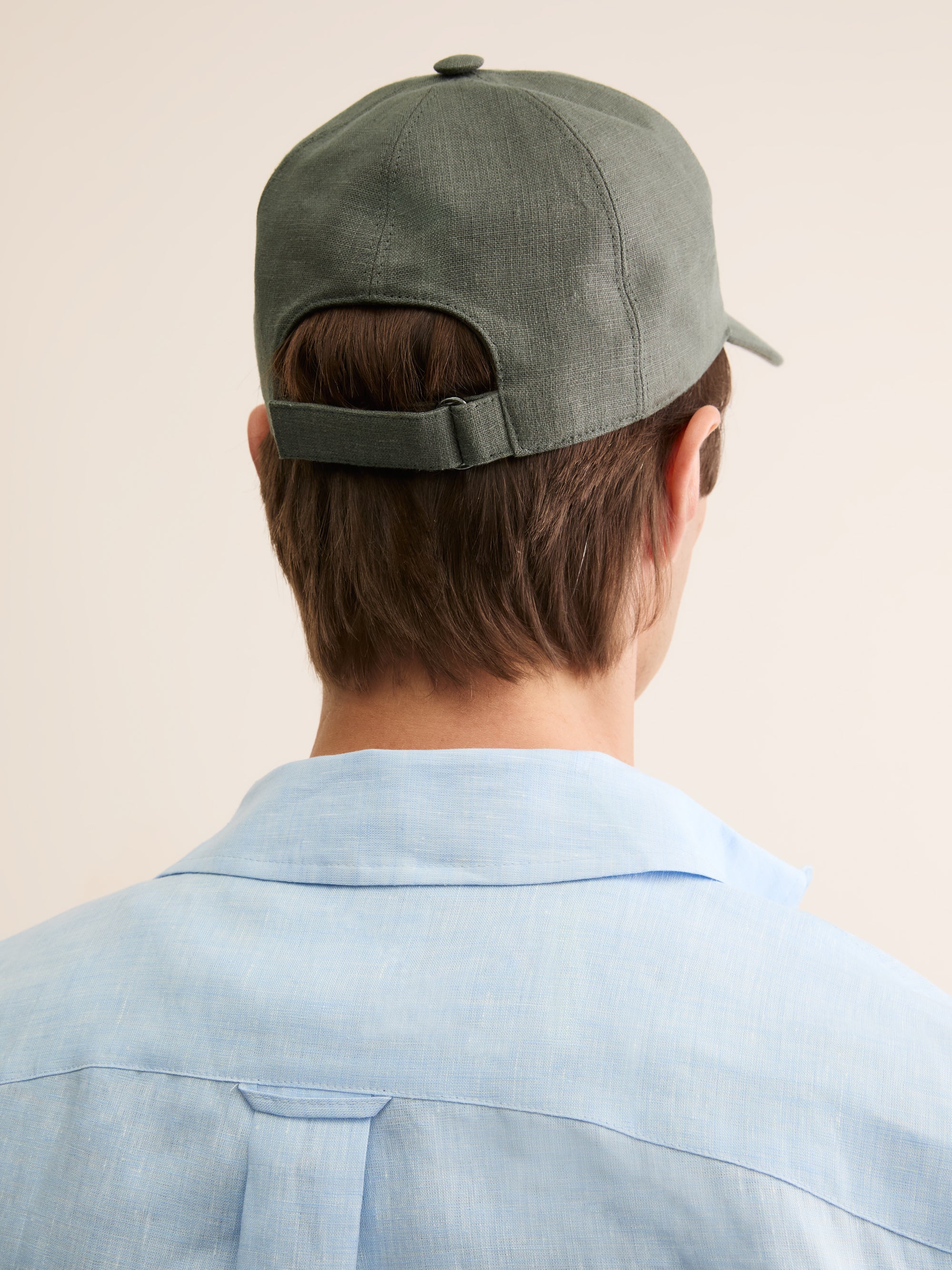 Linen Cap Vienna Khaki