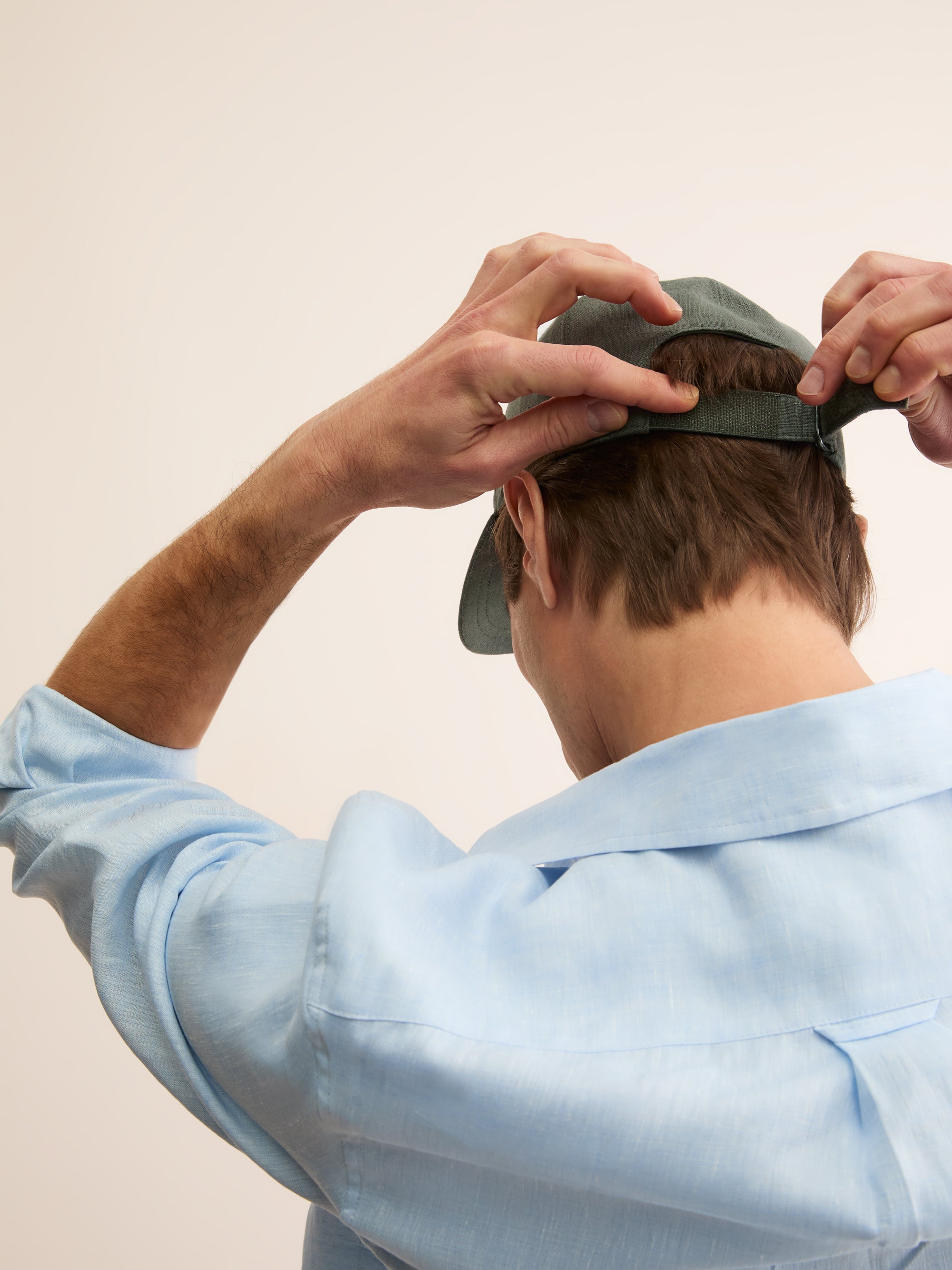 Linen Cap Vienna Khaki