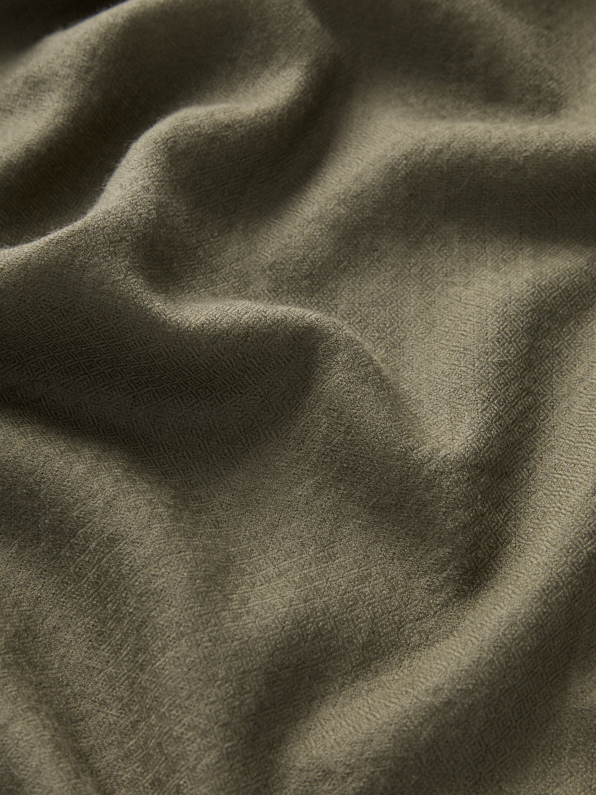 Remy Cashmere Pashmina Scarf Khaki Jacquard