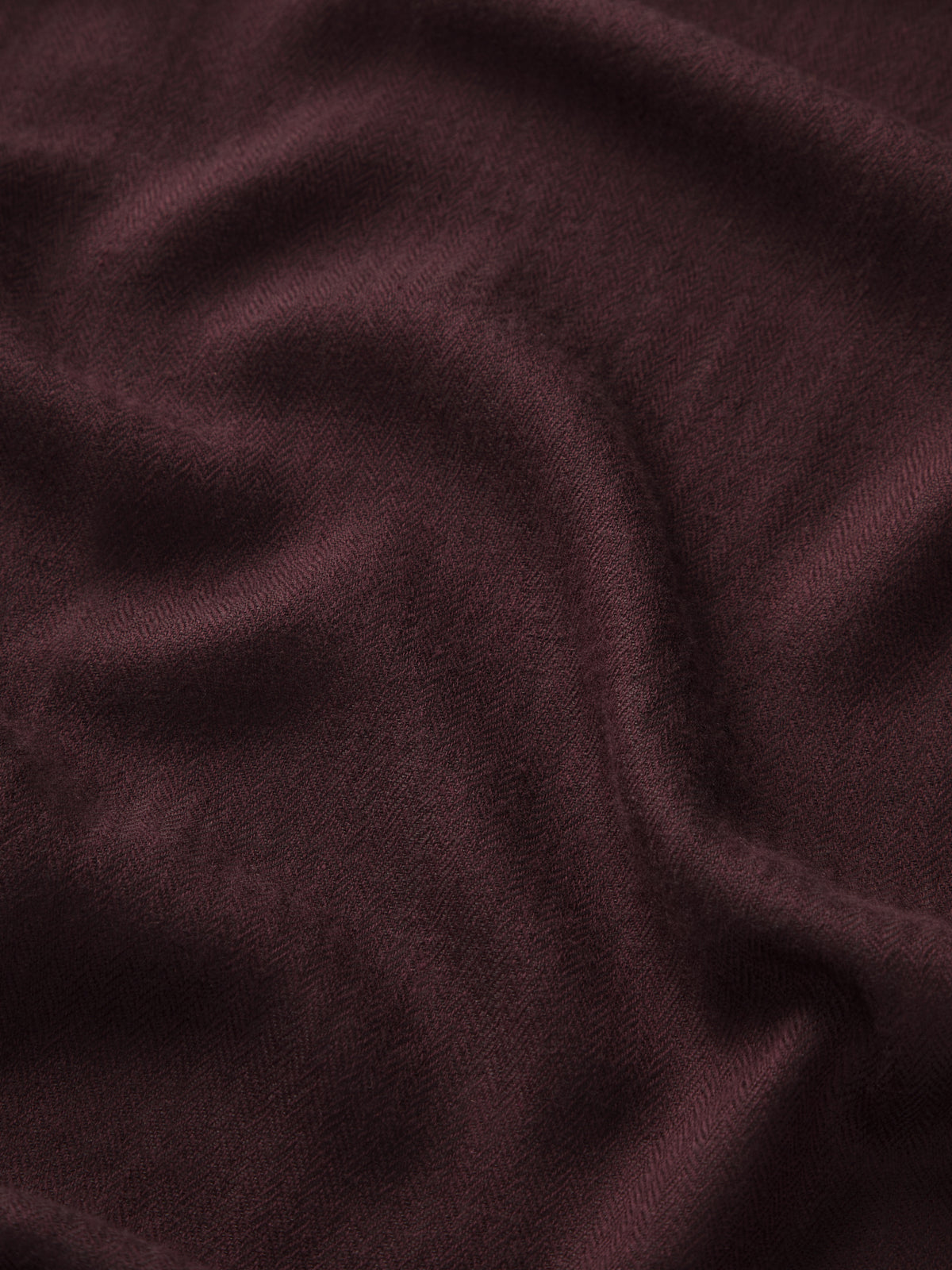 Suri Cashmere Pashmina Scarf Burgundy Herringbone