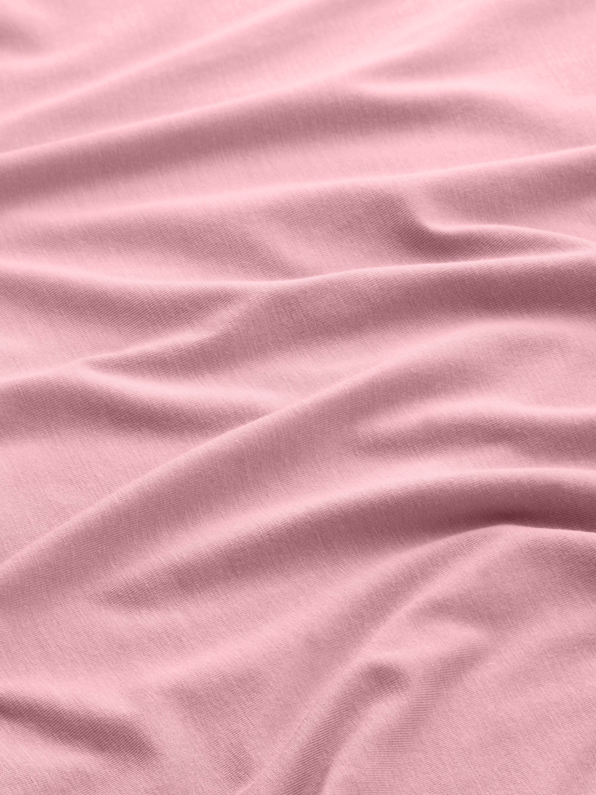 Women's V-Neck Sleep T-Shirt Lara Micro Modal Stretch Pink