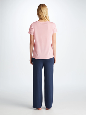 Women's T-Shirt Lara Micro Modal Stretch Pink