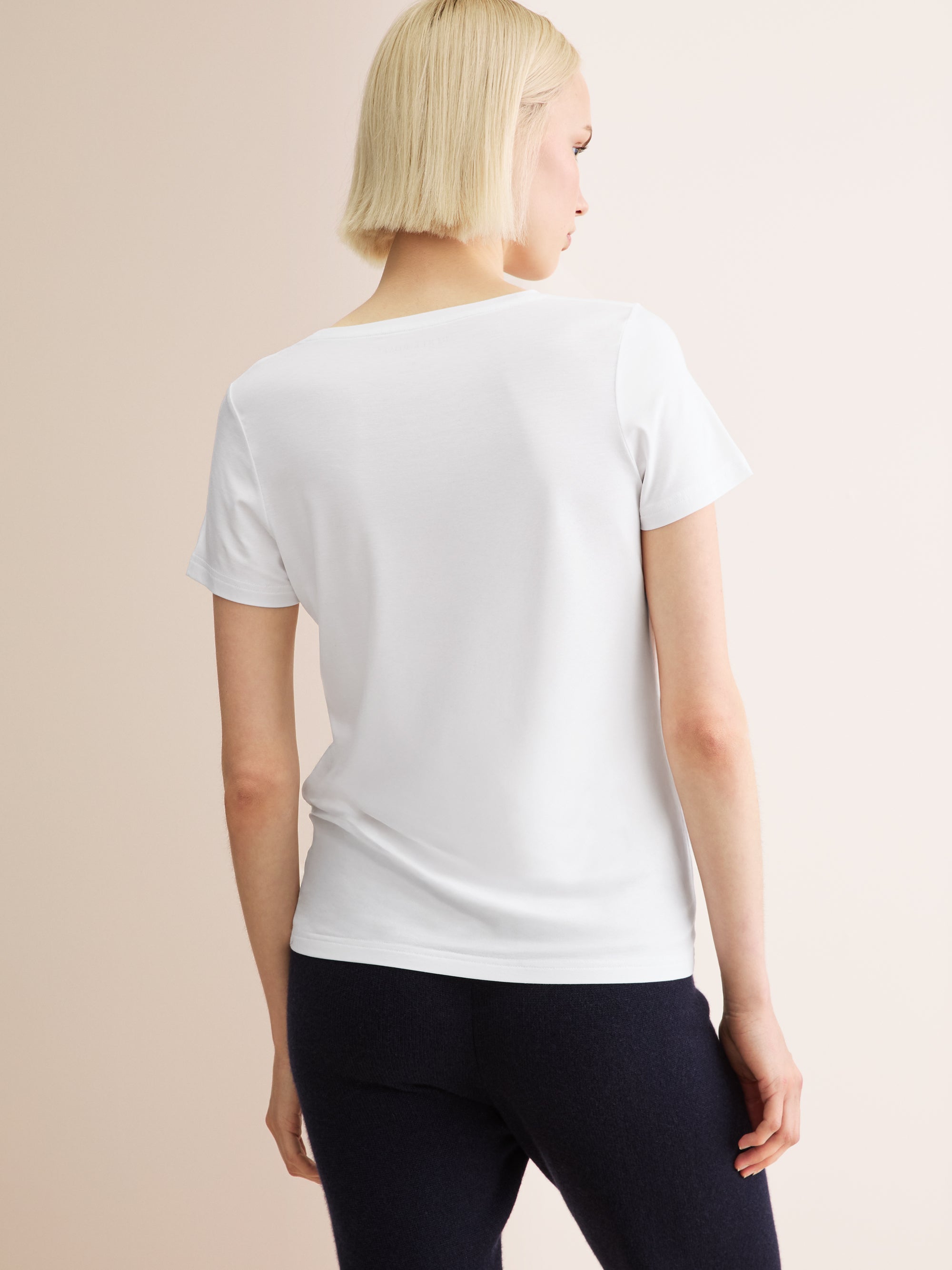 Women's T-Shirt Lara Micro Modal Stretch White
