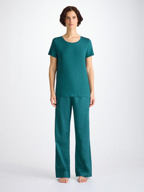 Women's T-Shirt Lara Micro Modal Stretch Jungle Green