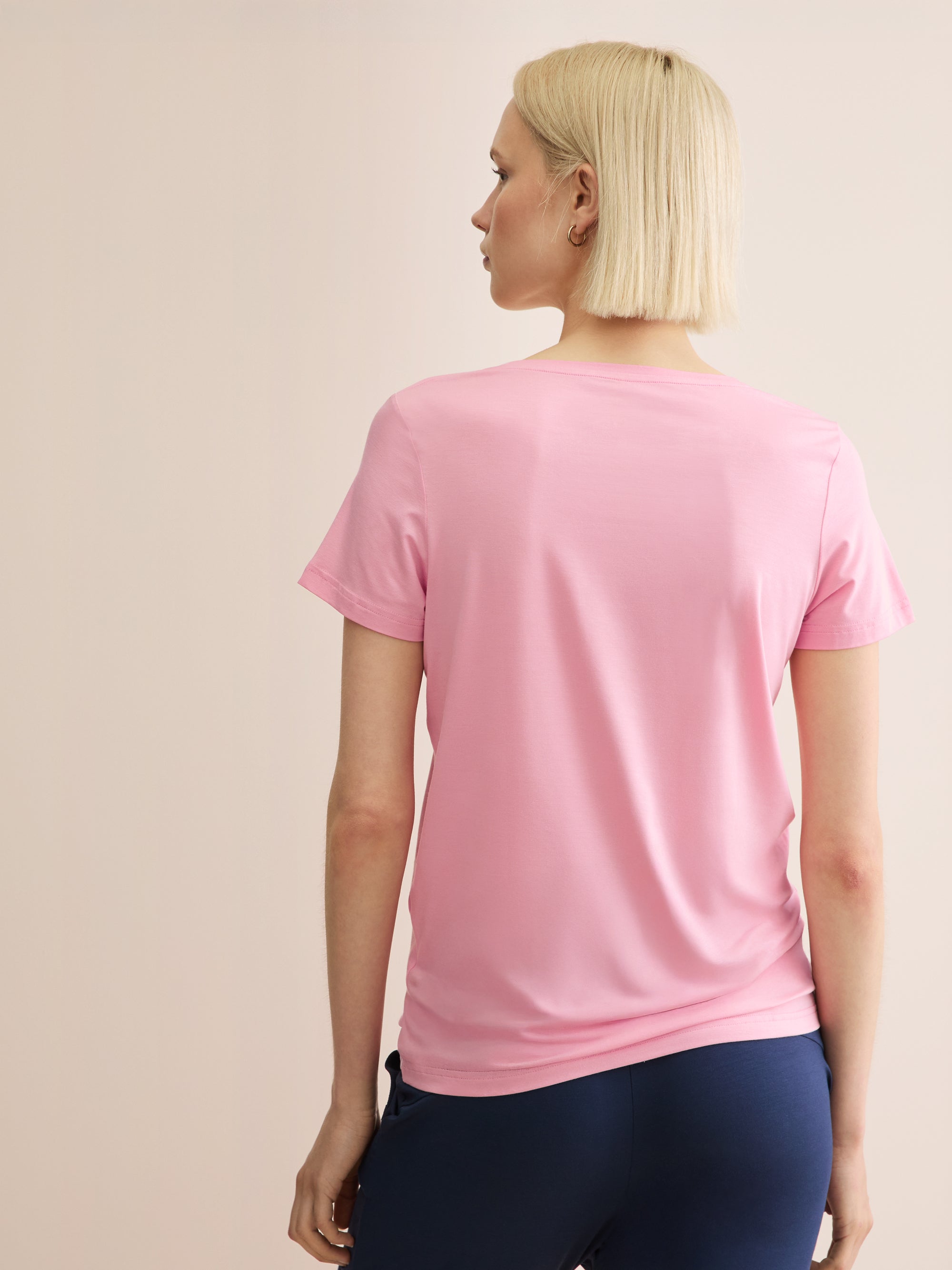 Women's T-Shirt Lara Micro Modal Stretch Ballet Pink