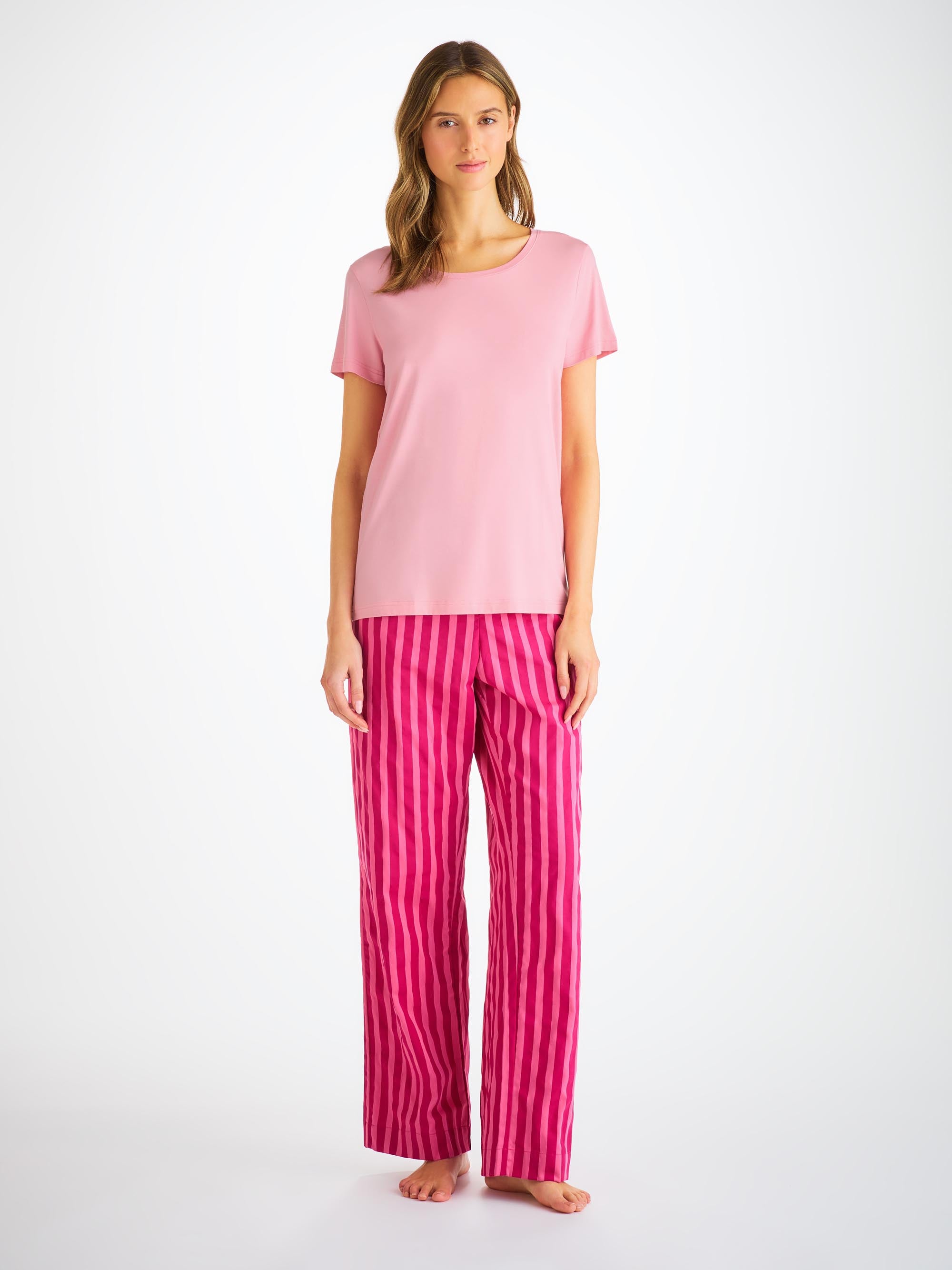 Women's T-Shirt Lara Micro Modal Stretch Ballet Pink