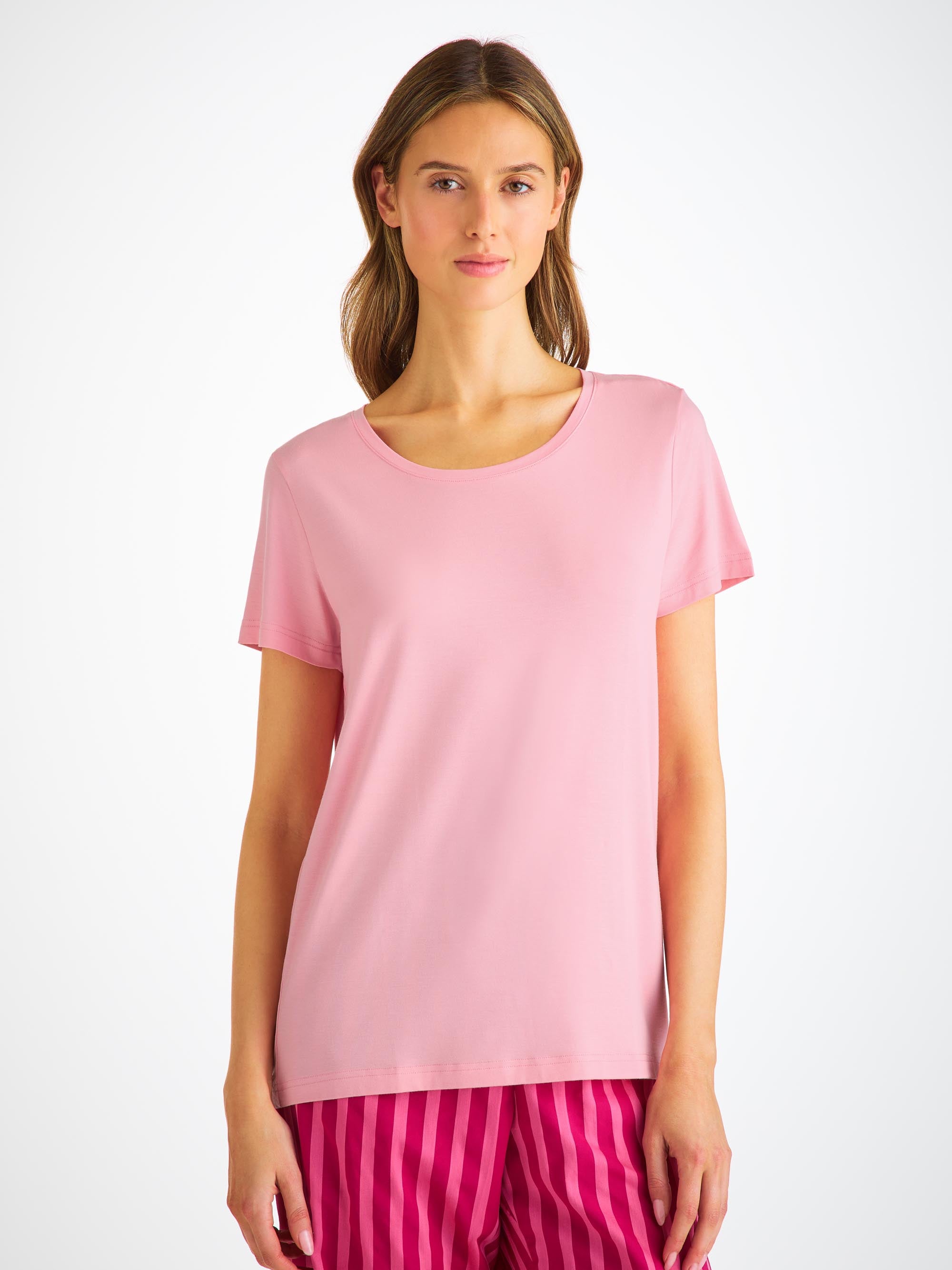 Women's T-Shirt Lara Micro Modal Stretch Ballet Pink
