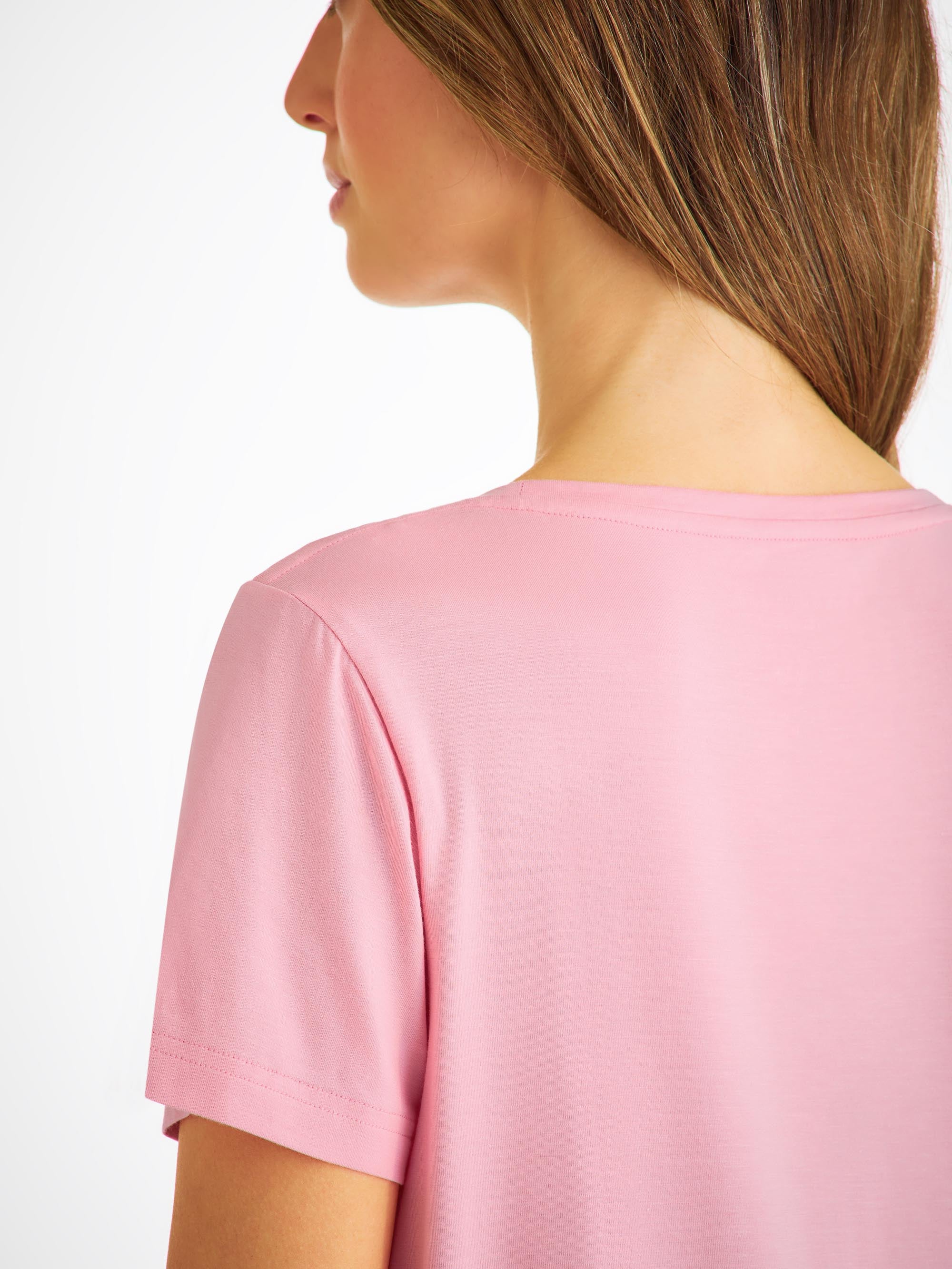 Women's T-Shirt Lara Micro Modal Stretch Ballet Pink