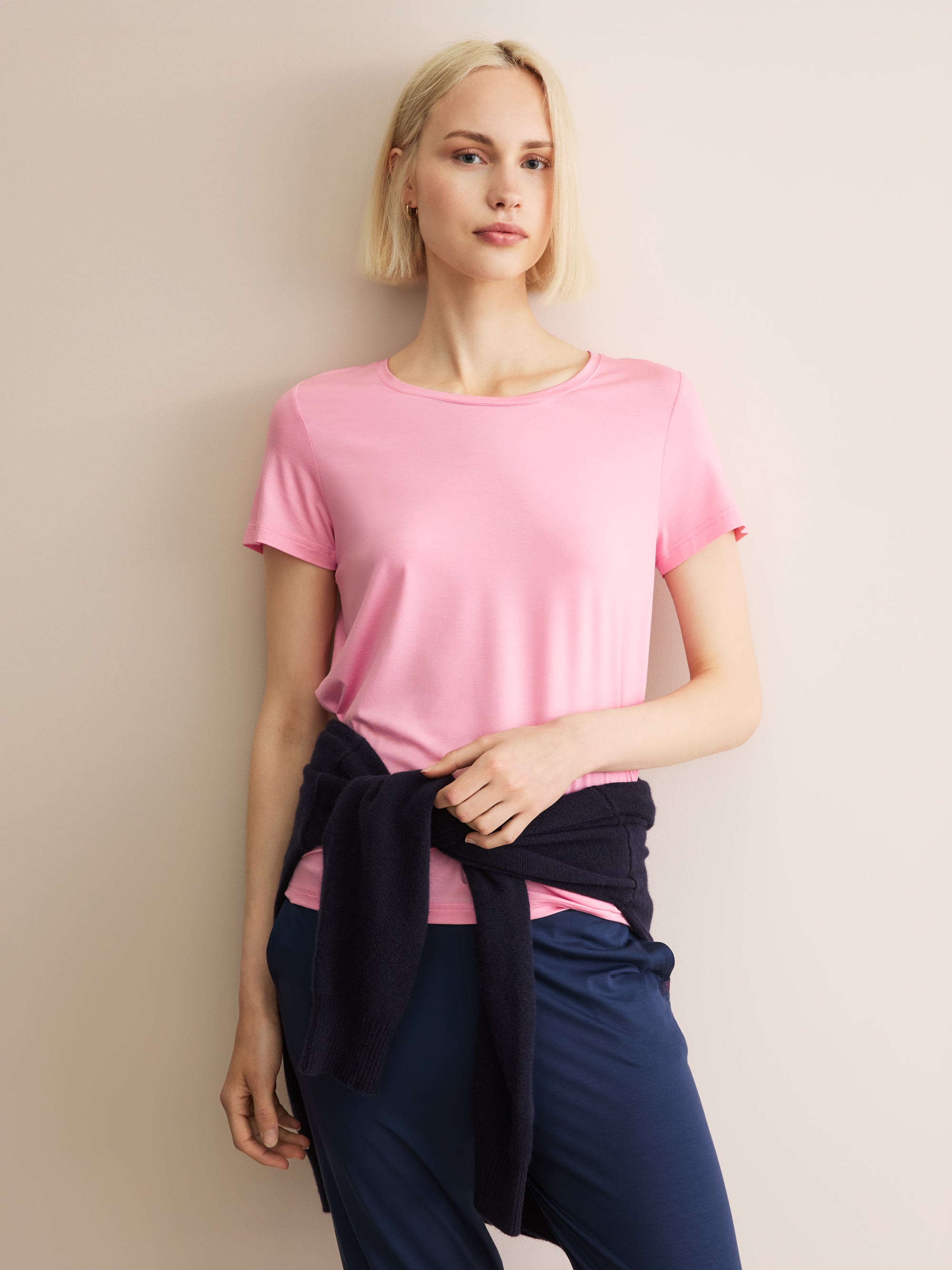 Women's T-Shirt Lara Micro Modal Stretch Ballet Pink