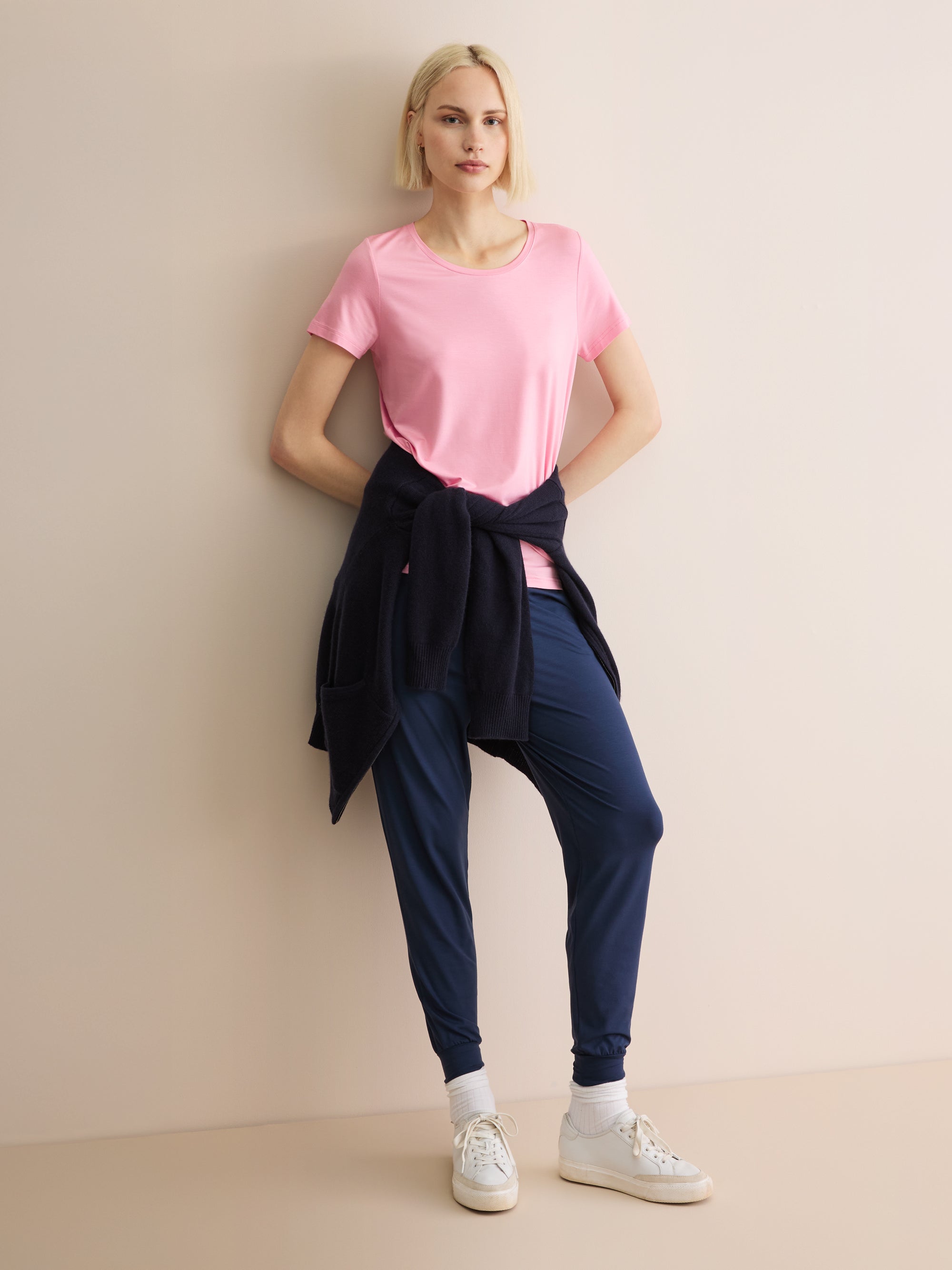 Women's T-Shirt Lara Micro Modal Stretch Ballet Pink