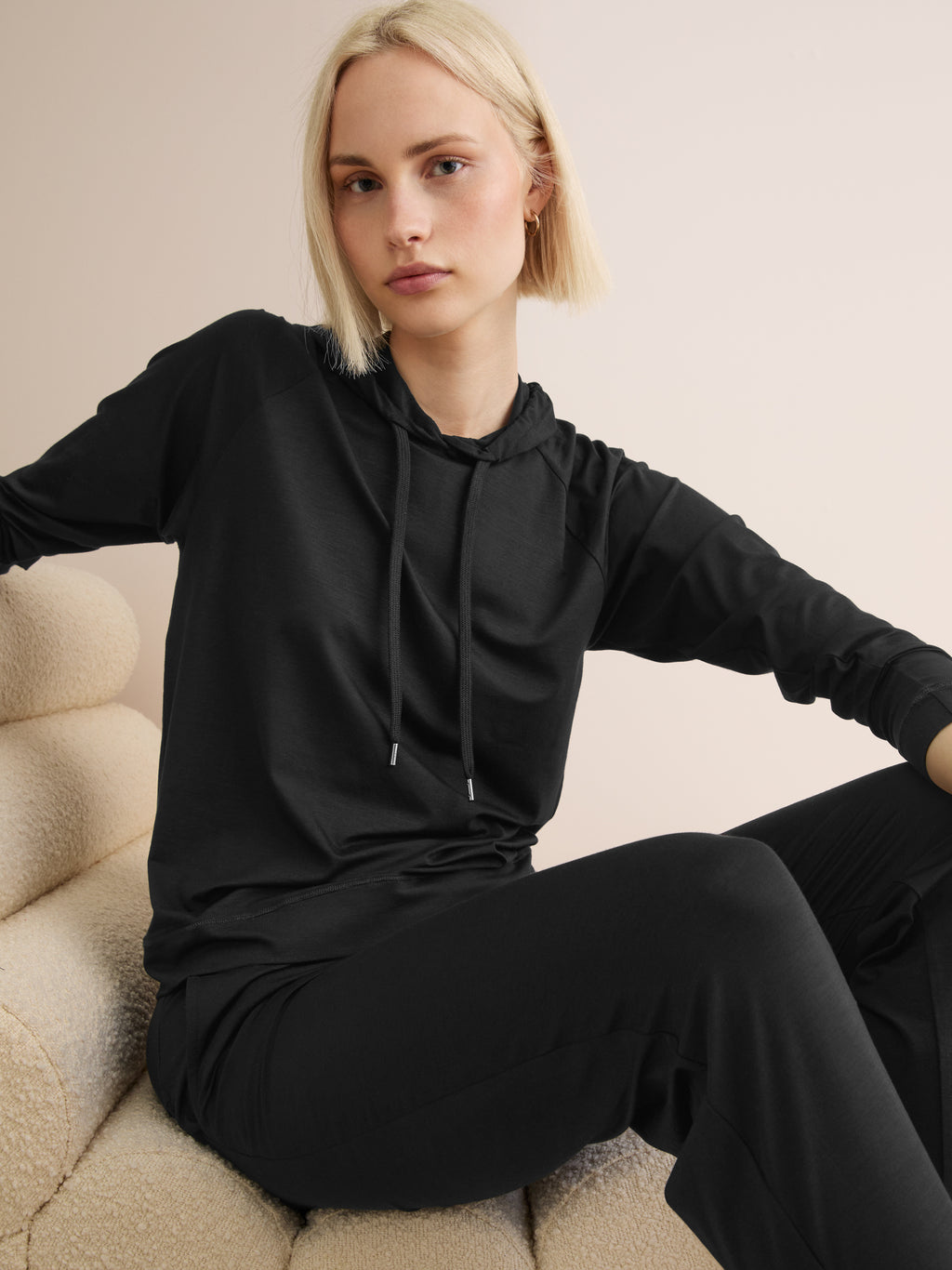 Pullover Hoodie Basel Micro Modal Stretch