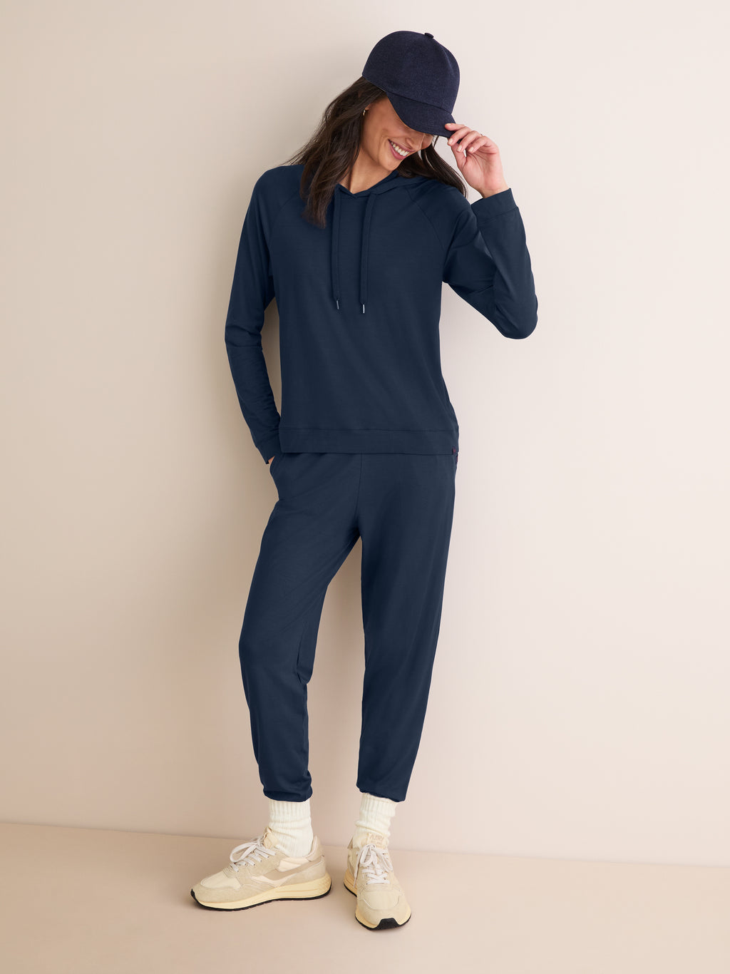 Pullover Hoodie Basel Micro Modal Stretch