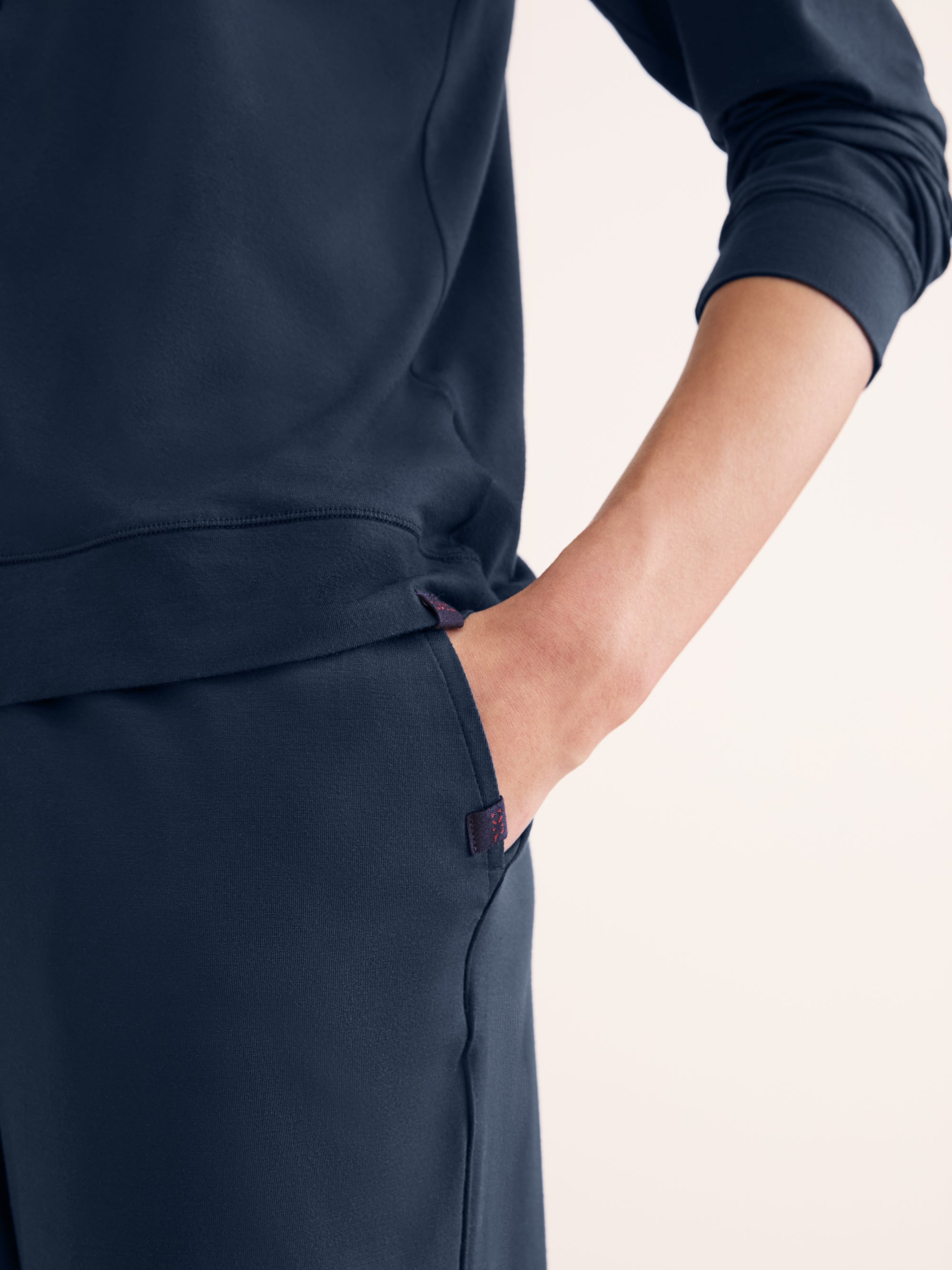 Women's Pullover Hoodie Basel Micro Modal Stretch Navy