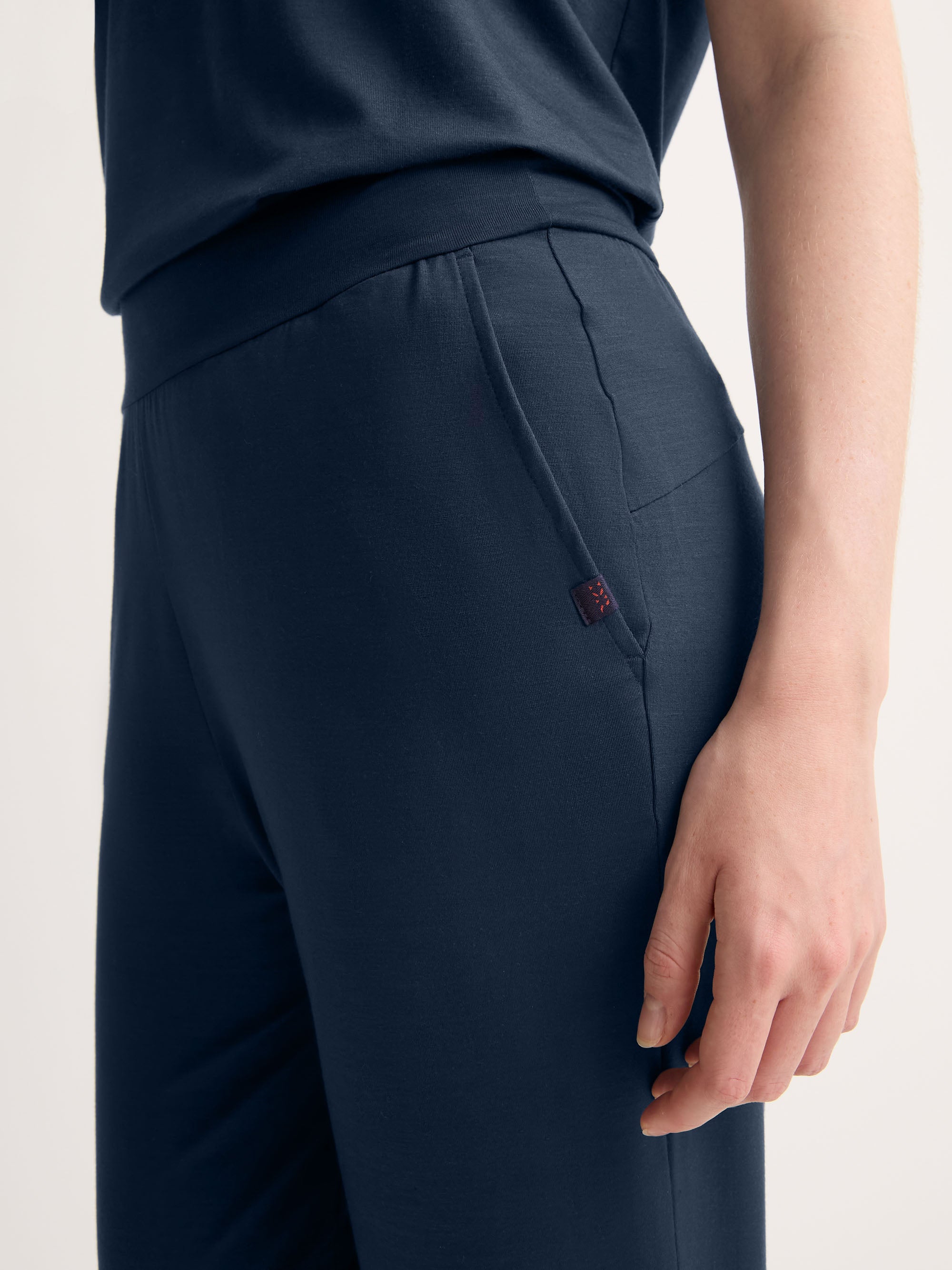 Women's Track Pants Basel Micro Modal Stretch Navy