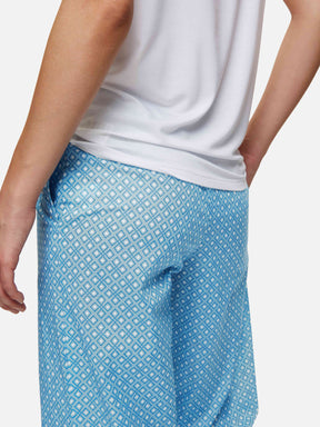 Women's Lounge Trousers Ledbury 56 Cotton Batiste Blue