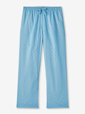 Women's Lounge Trousers Ledbury 56 Cotton Batiste Blue