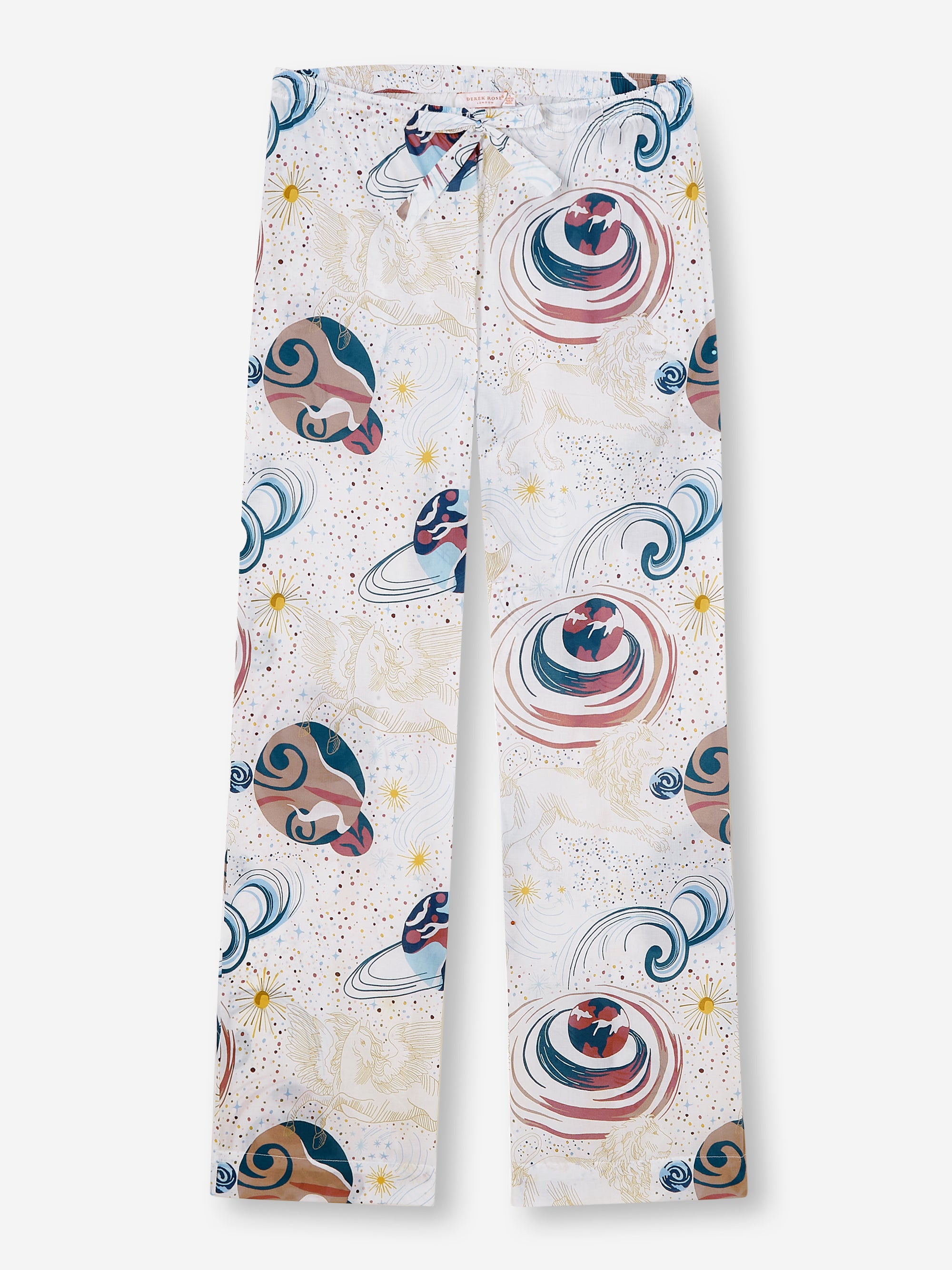 Women's Lounge Pants Ledbury 76 Cotton Batiste White